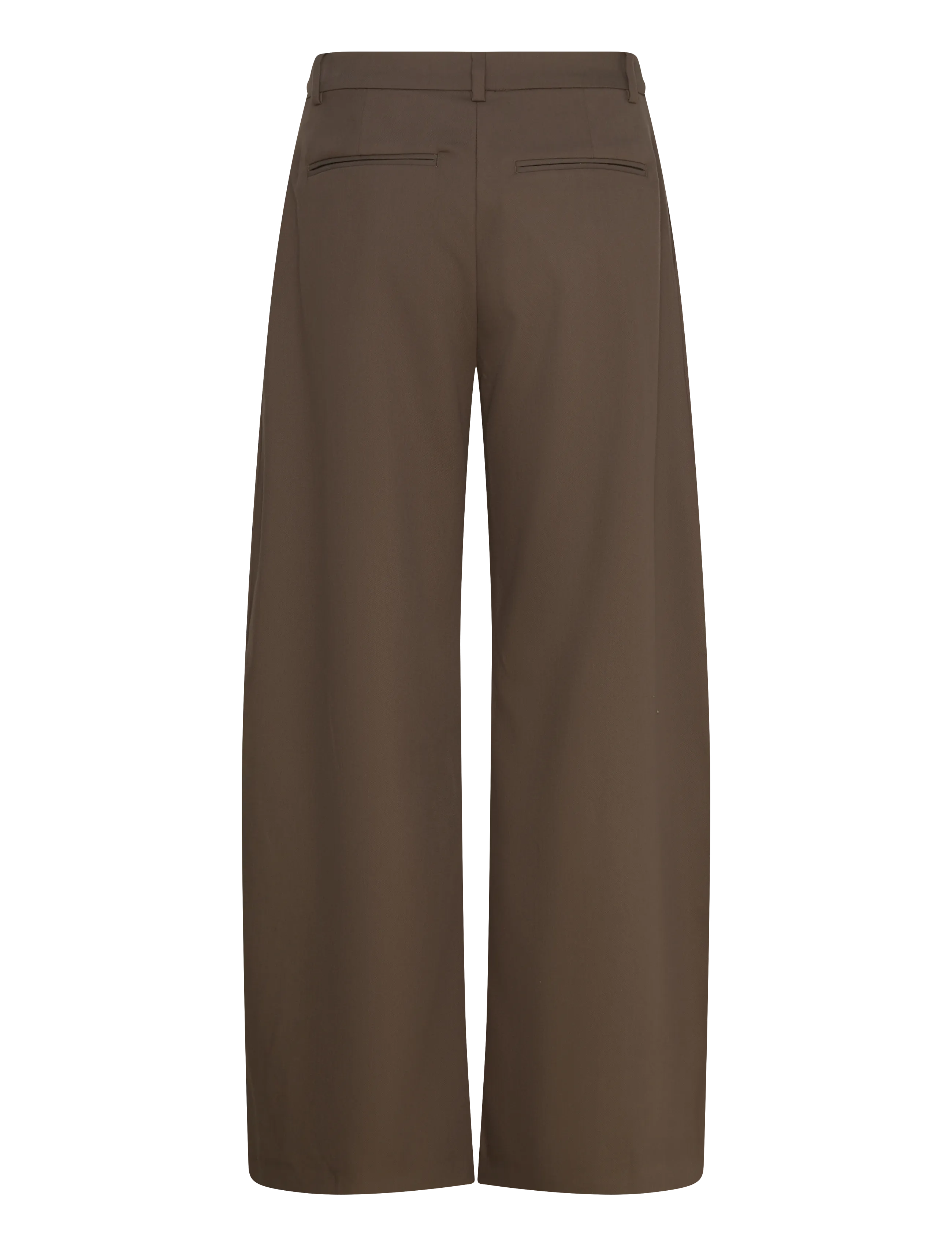 Weekday - Low Waist Wide Suiting Trousers - pidulikud püksid - dark khaki green - 2