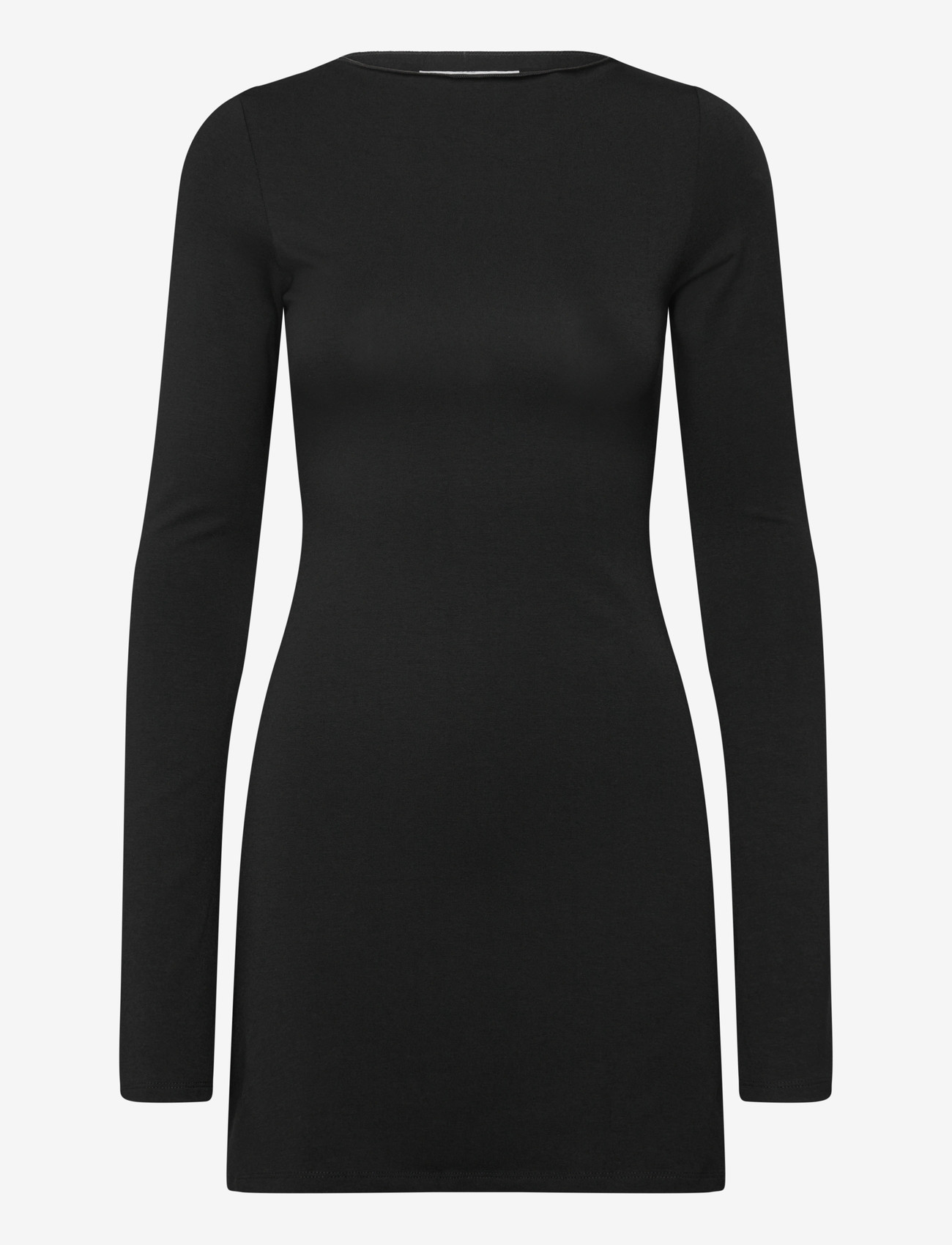 Weekday - Long Sleeve Mini Dress - bodycon dresses - black - 0