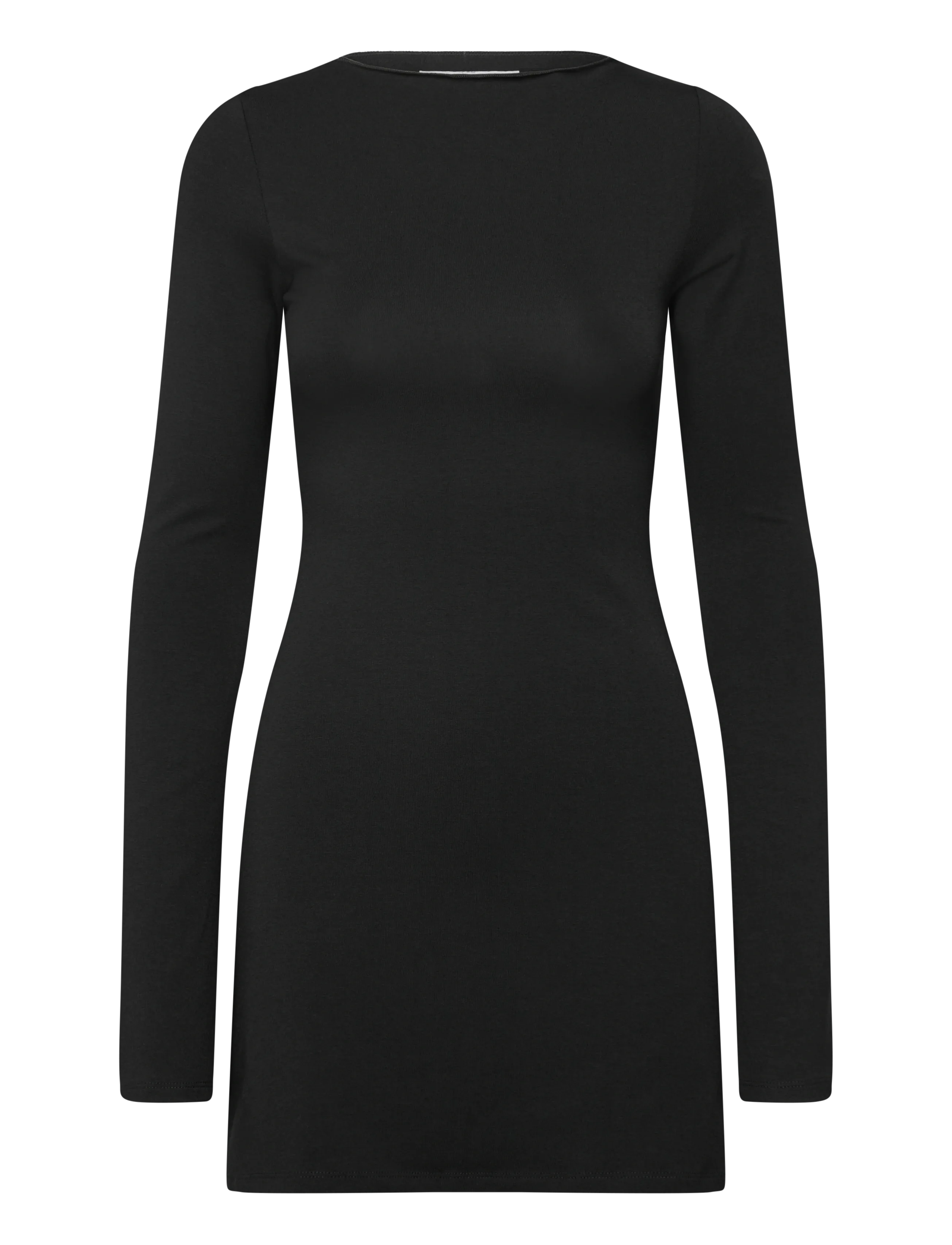Weekday Long Sleeve Mini Dress - Kleidid - BLACK / black