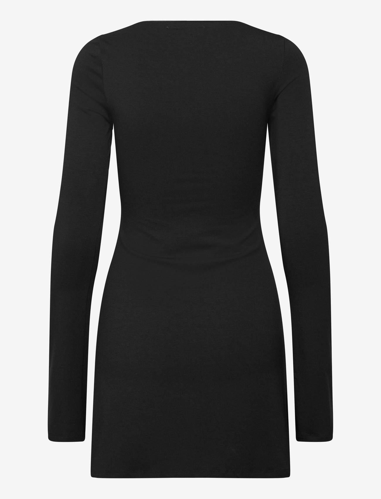 Weekday - Long Sleeve Mini Dress - bodycon dresses - black - 1