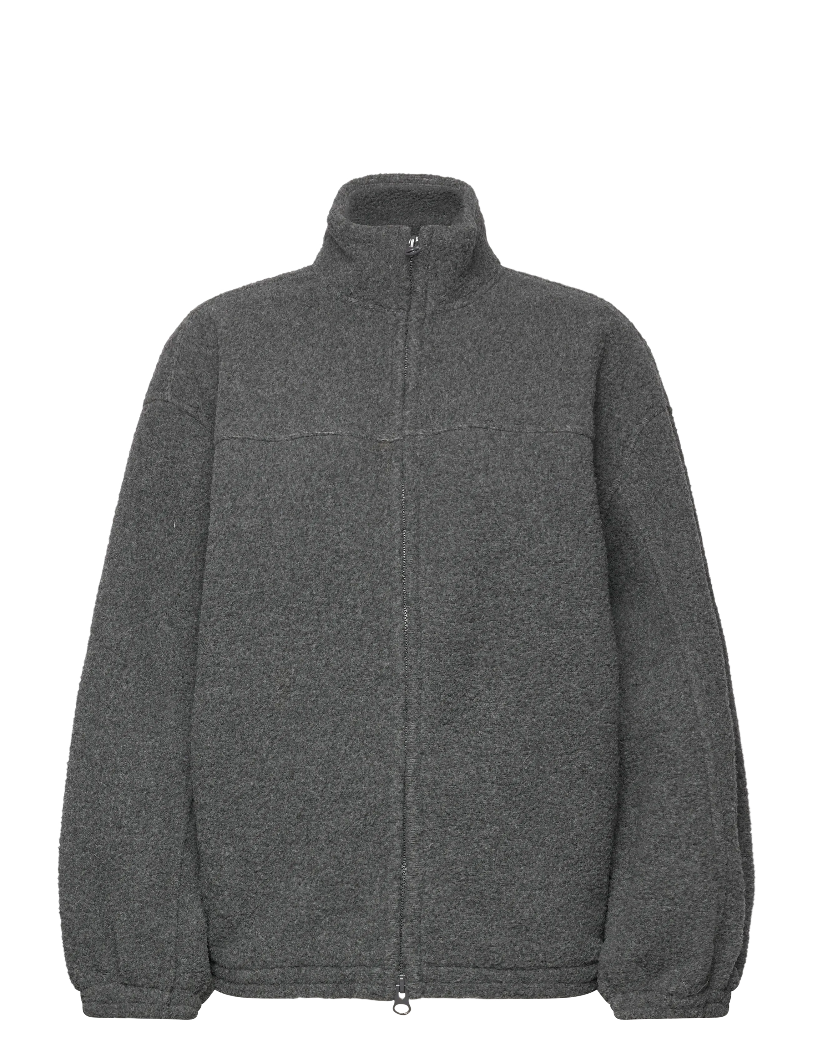 Weekday Fleece Zip Jacket, S, Sweatshirts & Hoodies, Grau - Fleeces Midlayers, Frauen