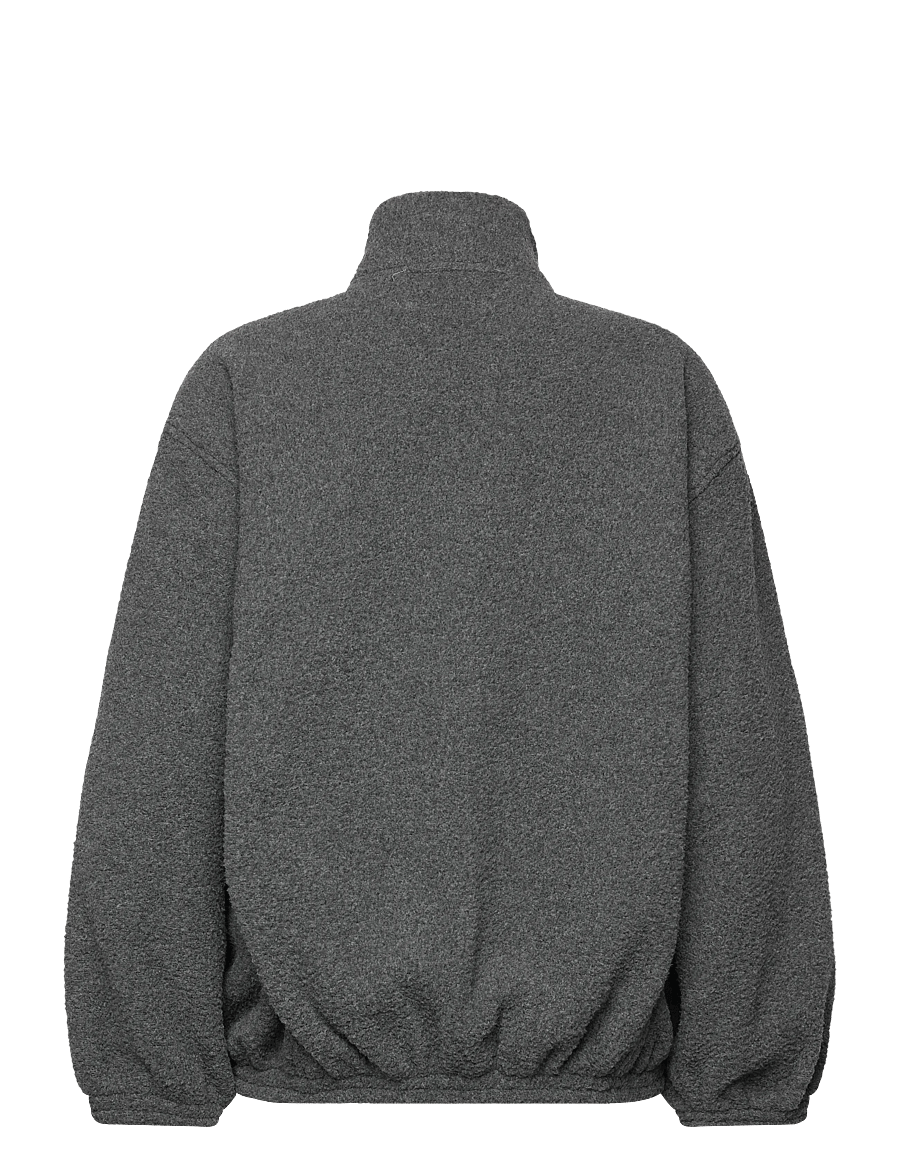 Weekday - Fleece Zip Jacket - fleece og mellemlag - grey dark - 1