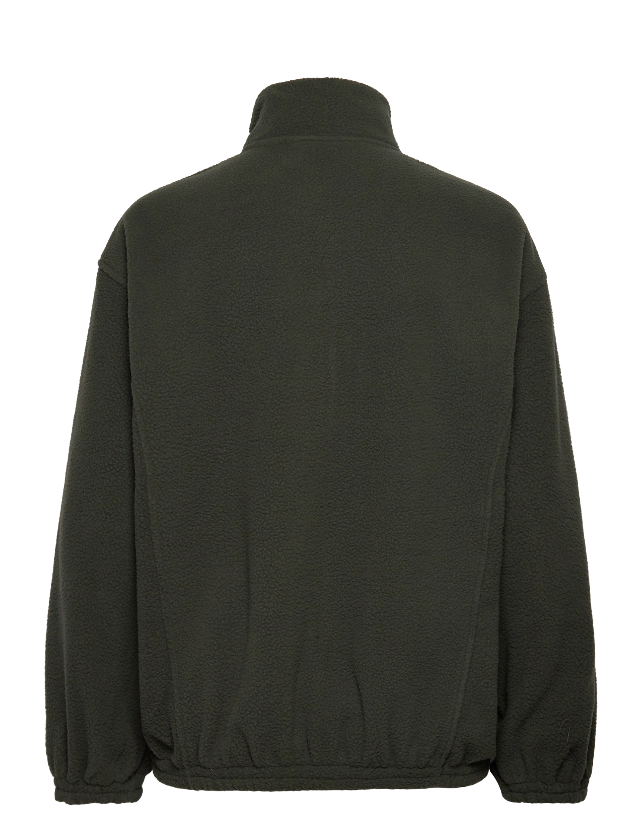 Weekday - Fleece Zip Jacket - flisiniai ir viršutiniai drabužiai - khaki green dark - 1