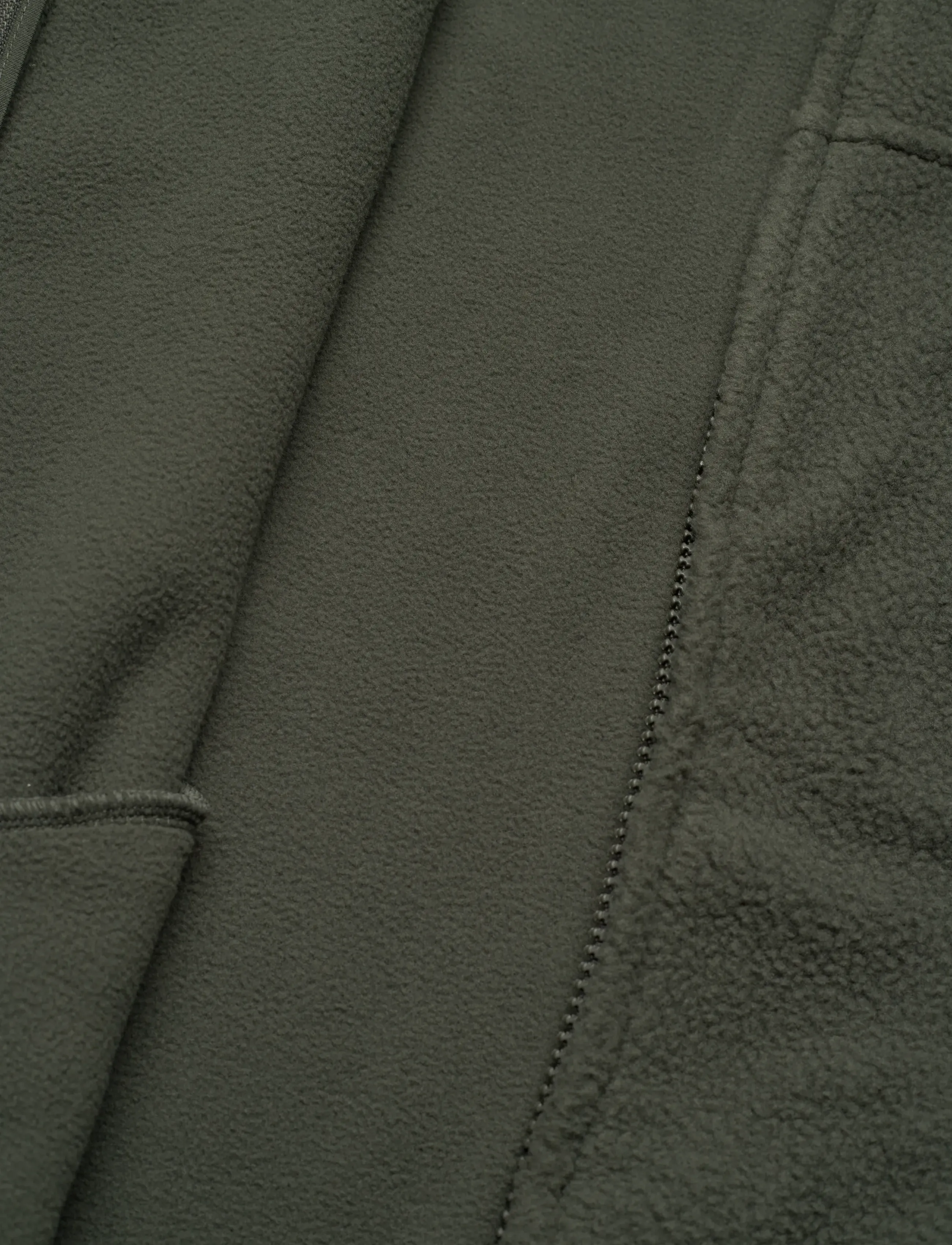 Weekday - Fleece Zip Jacket - flisiniai ir viršutiniai drabužiai - khaki green dark - 5