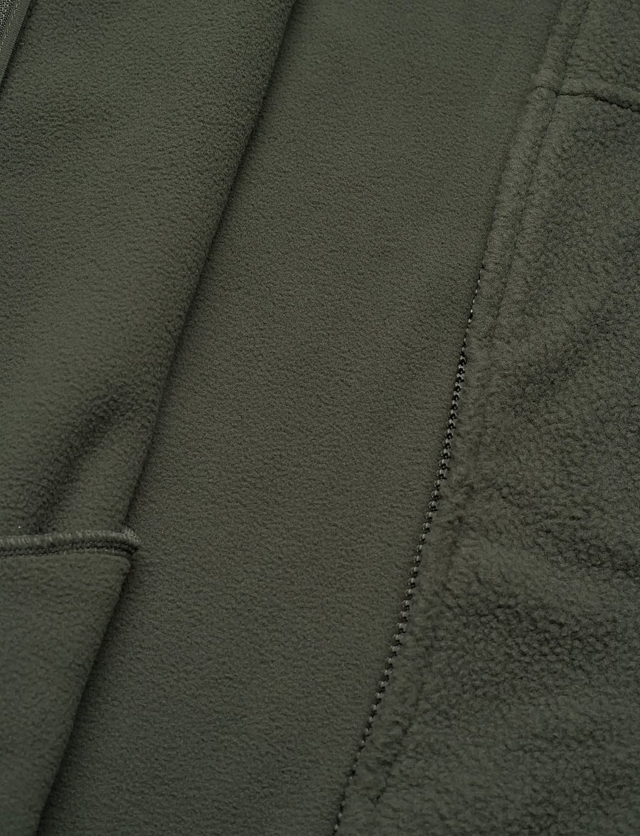 Weekday - Fleece Zip Jacket - fleece & midlayer - khaki green dark - 5