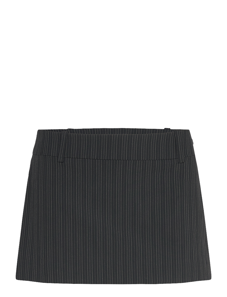 Weekday - Low Waist Mini Skirt - minihameet - black - 0