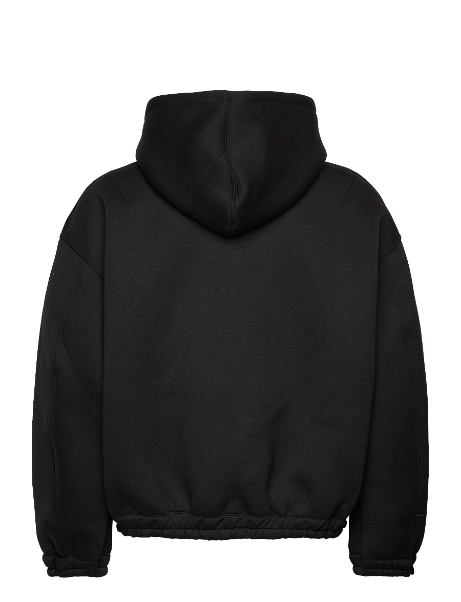 Weekday - Bonded Scuba Zip Jacket - black - 1