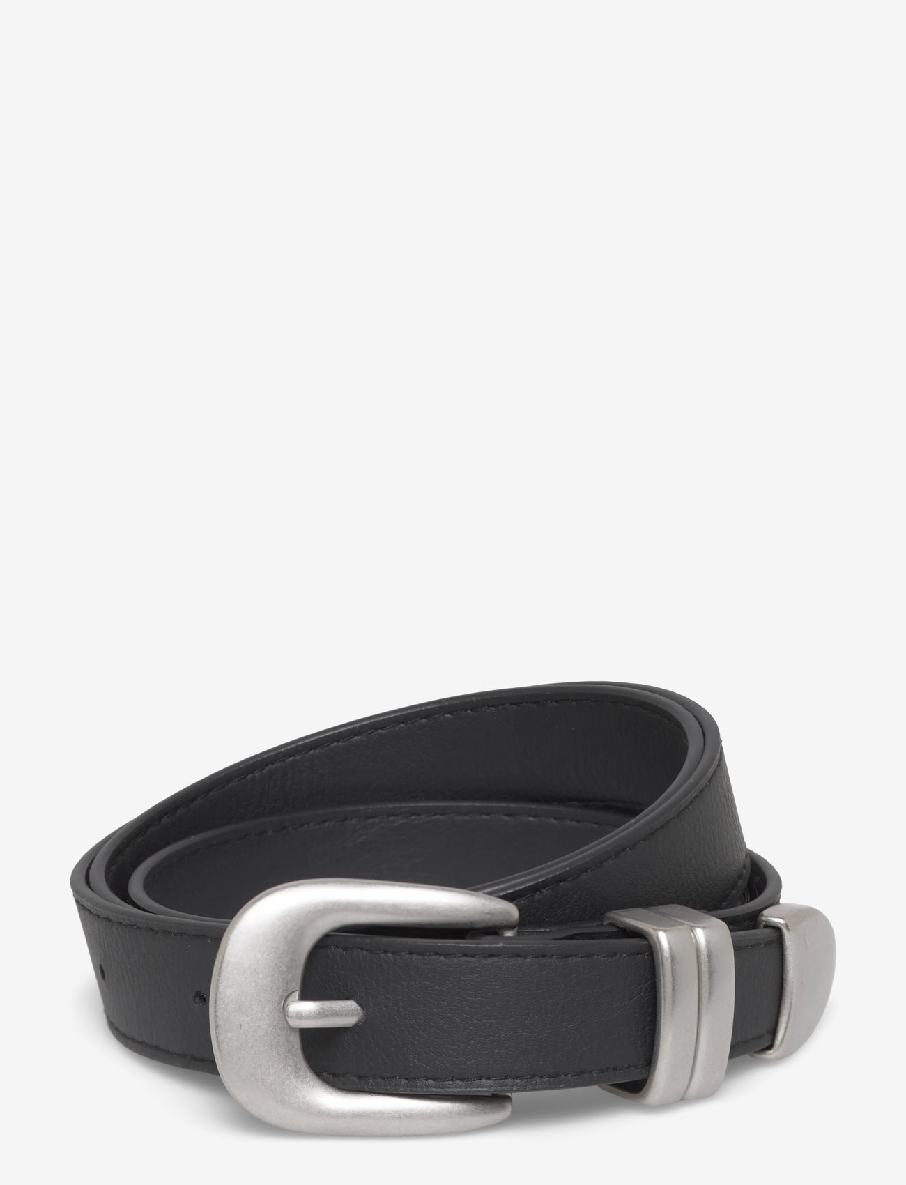 Weekday - Western Faux Leather Belt - klassiske bælter - black - 0
