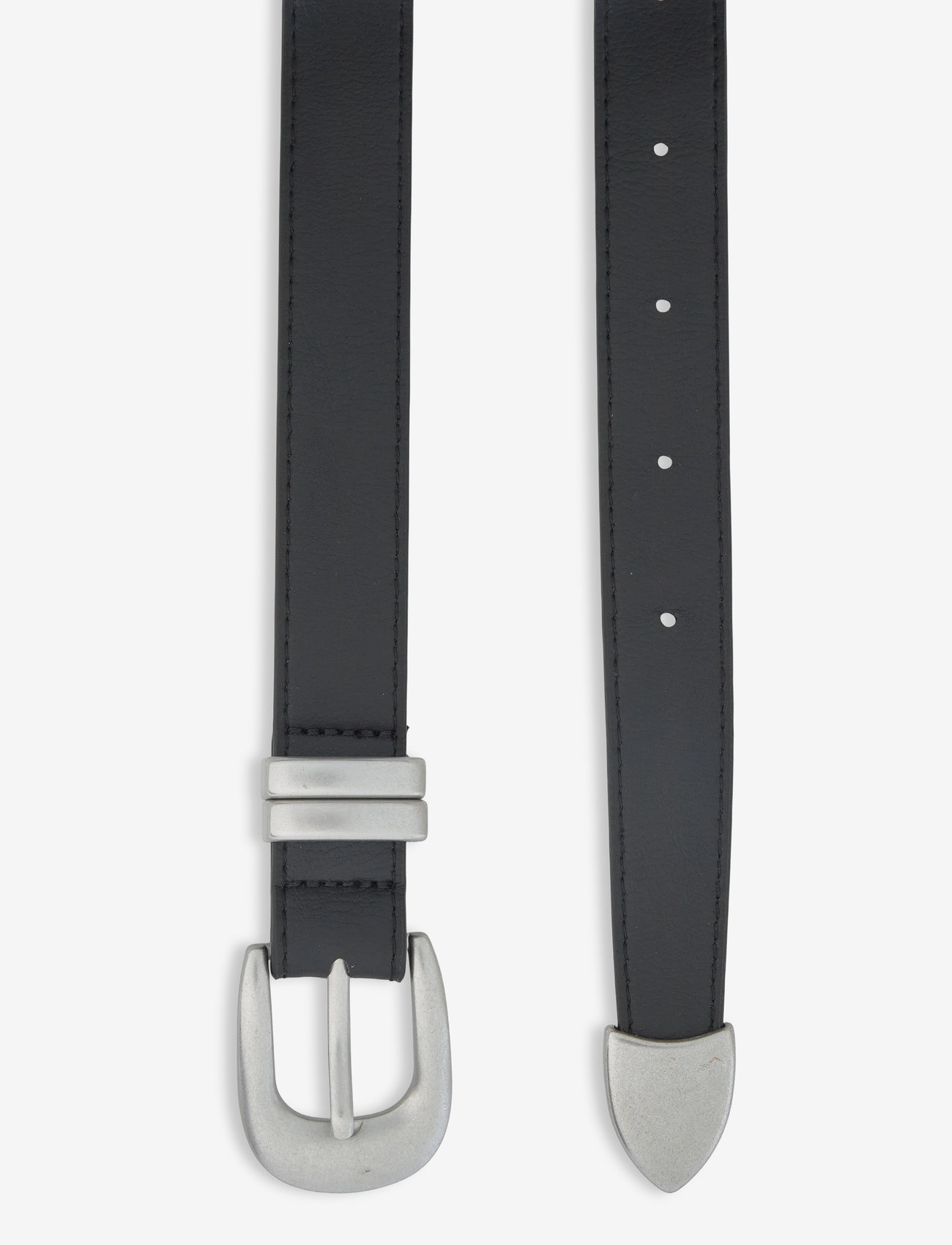 Weekday - Western Faux Leather Belt - klassiske bælter - black - 1