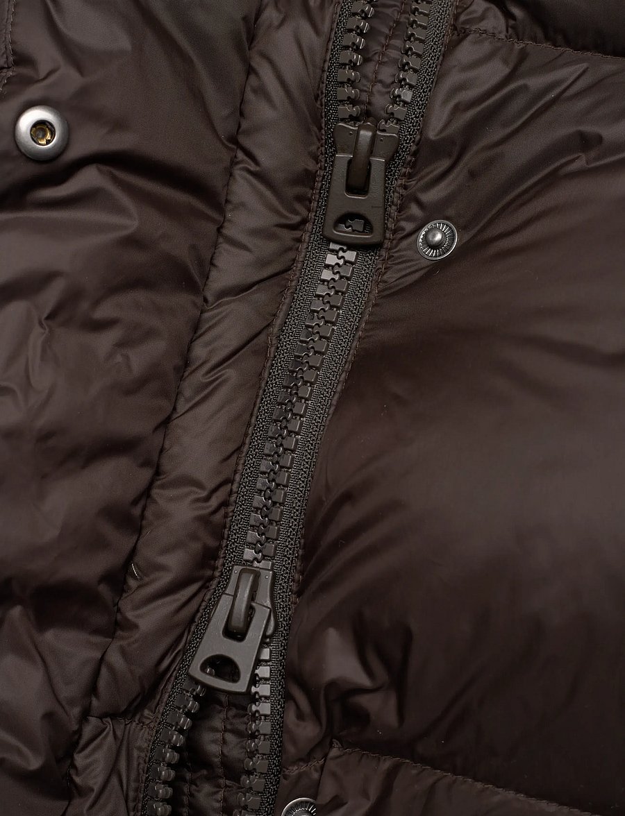 Weekday - Oversized Recycled Down Puffer Jacket - winterjacken - dark brown - 4