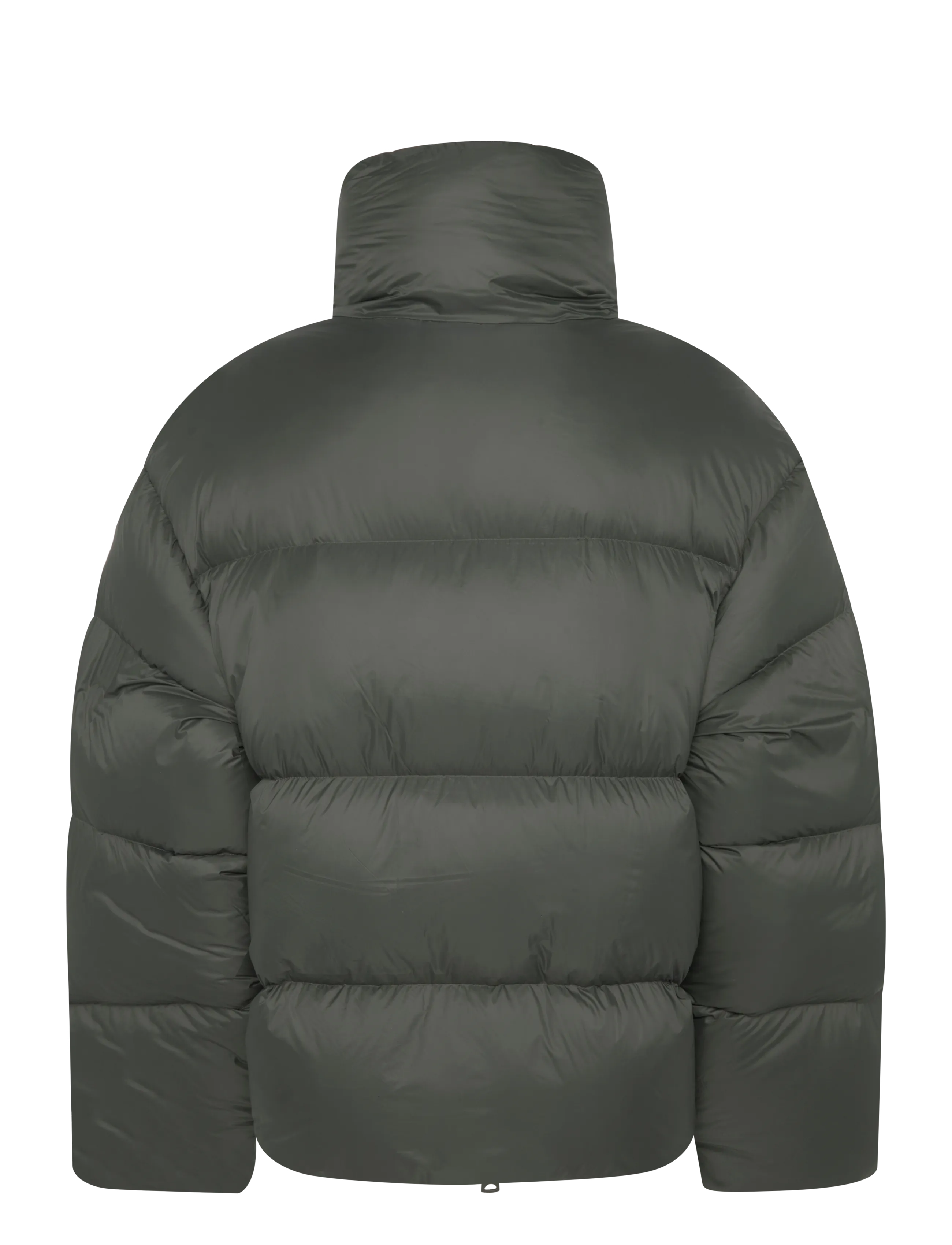 Weekday - Oversized Recycled Down Puffer Jacket - dark khaki green - 1