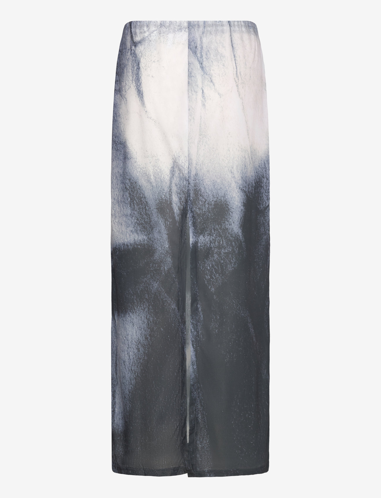 Weekday - Print Maxi Skirt - maxi röcke - black w face print - 1