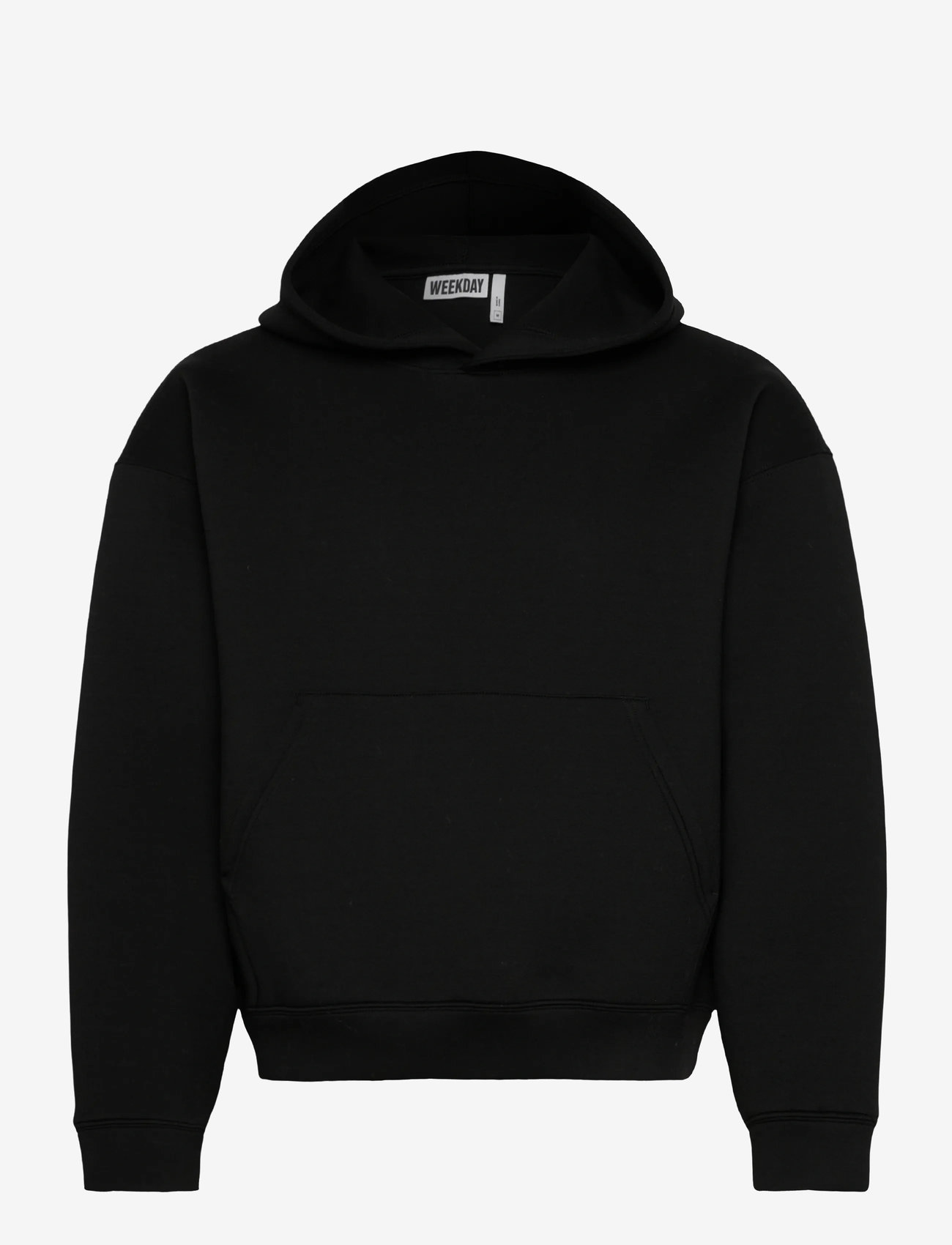 Weekday - Simon Scuba Hoodie - kapuzenpullover - black - 0