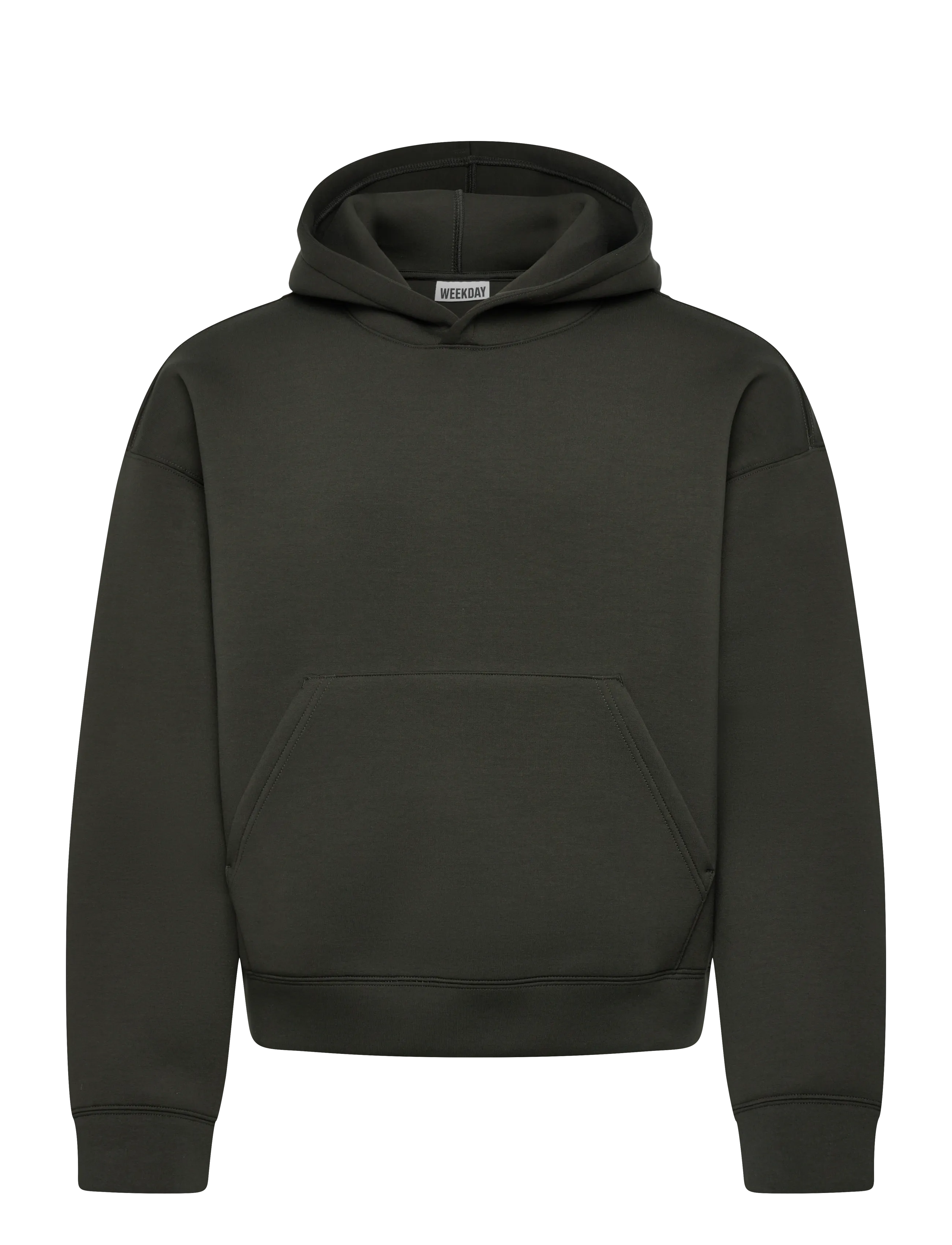 Weekday Simon Scuba Hoodie - Nouveautés - DARK GREEN / khaki/green