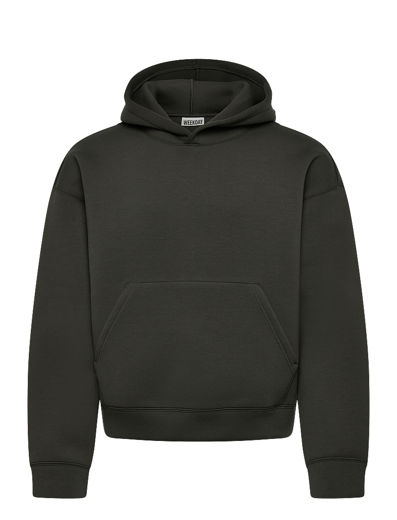 Weekday - Simon Scuba Hoodie - kapuzenpullover - dark green - 0