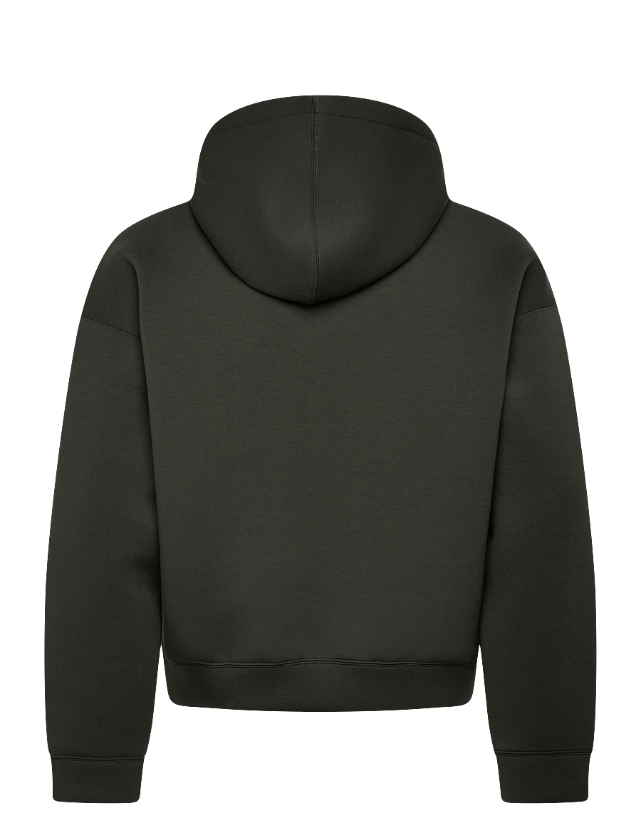 Weekday - Simon Scuba Hoodie - hoodies - dark green - 1