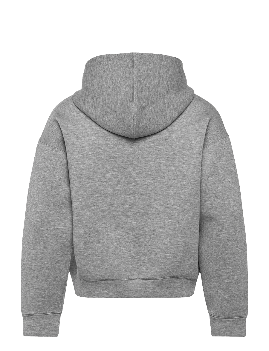 Weekday - Simon Scuba Hoodie - hoodies - grey melange - 1