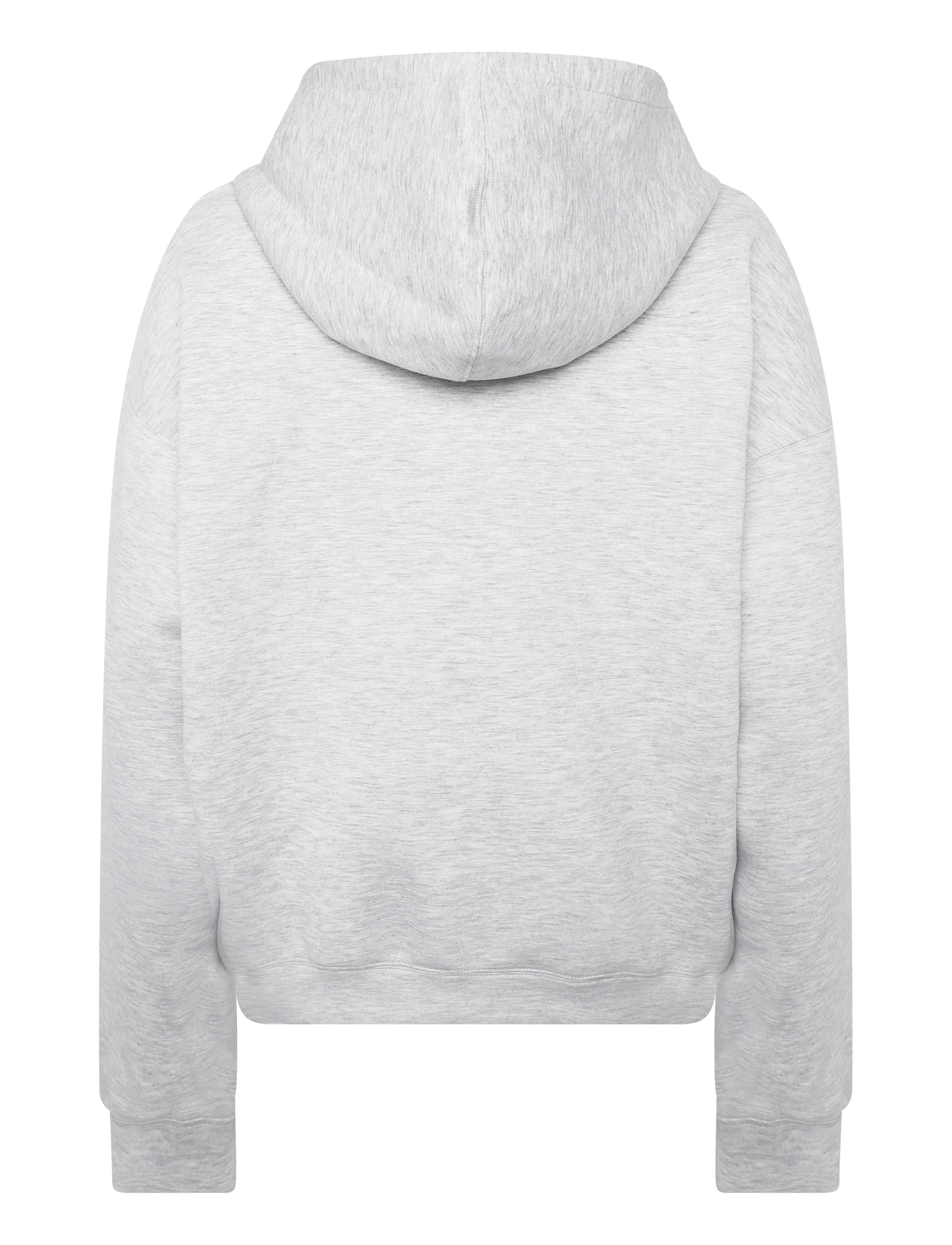 Weekday - Simon Scuba Hoodie - hættetrøjer - light grey melange - 1
