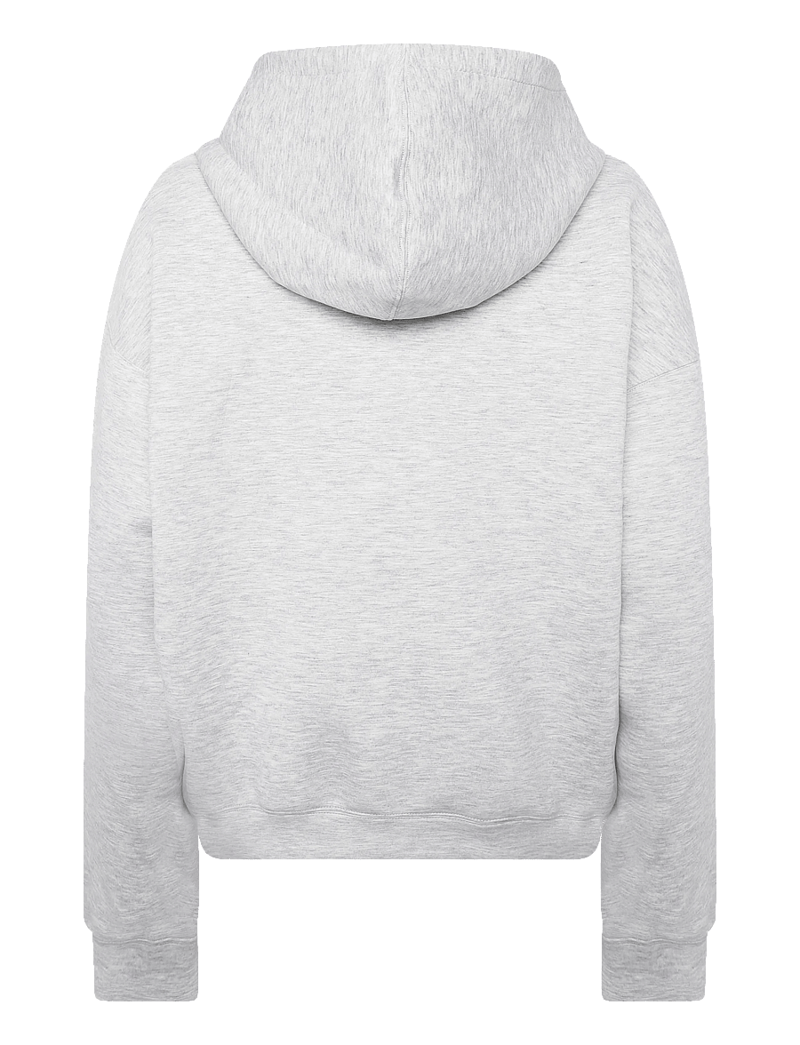 Weekday - Simon Scuba Hoodie - hættetrøjer - light grey melange - 1