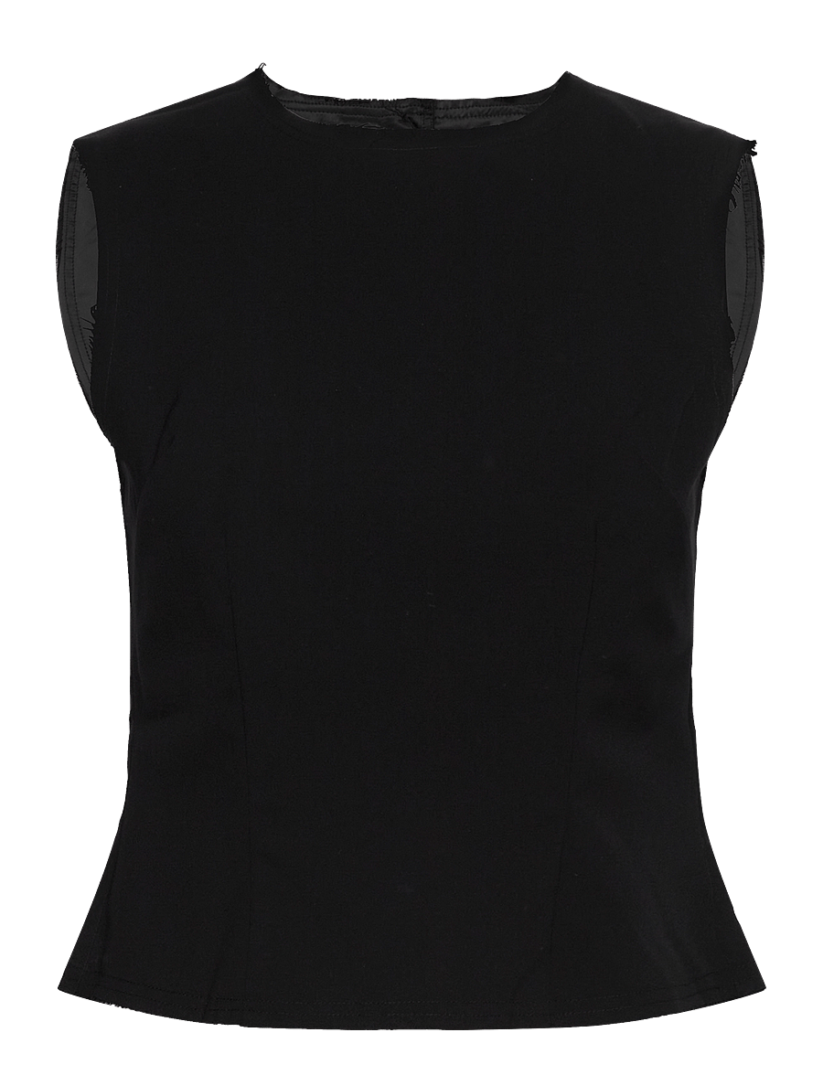 Weekday - Suiting Top - tanktops - black - 0