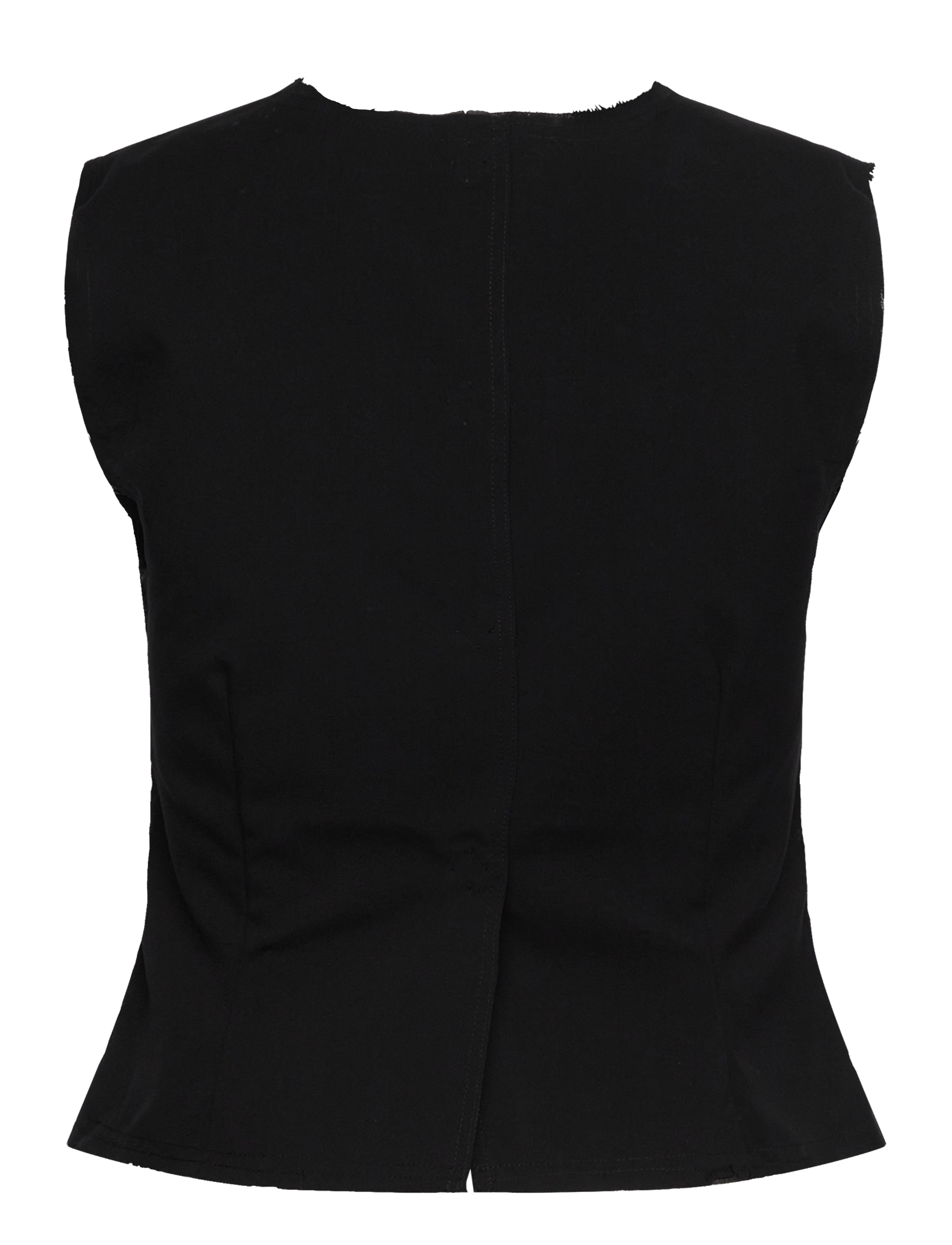 Weekday - Suiting Top - linnen - black - 1