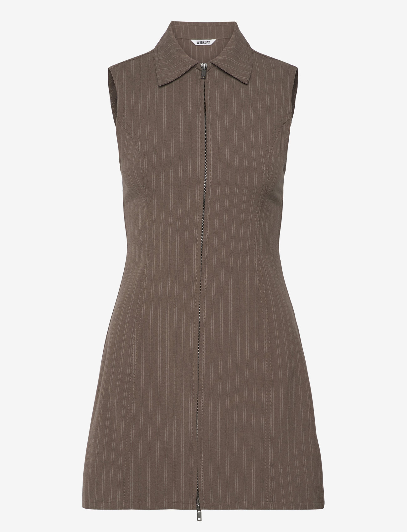 Weekday - Zip Dress - korte kjoler - mole - 0