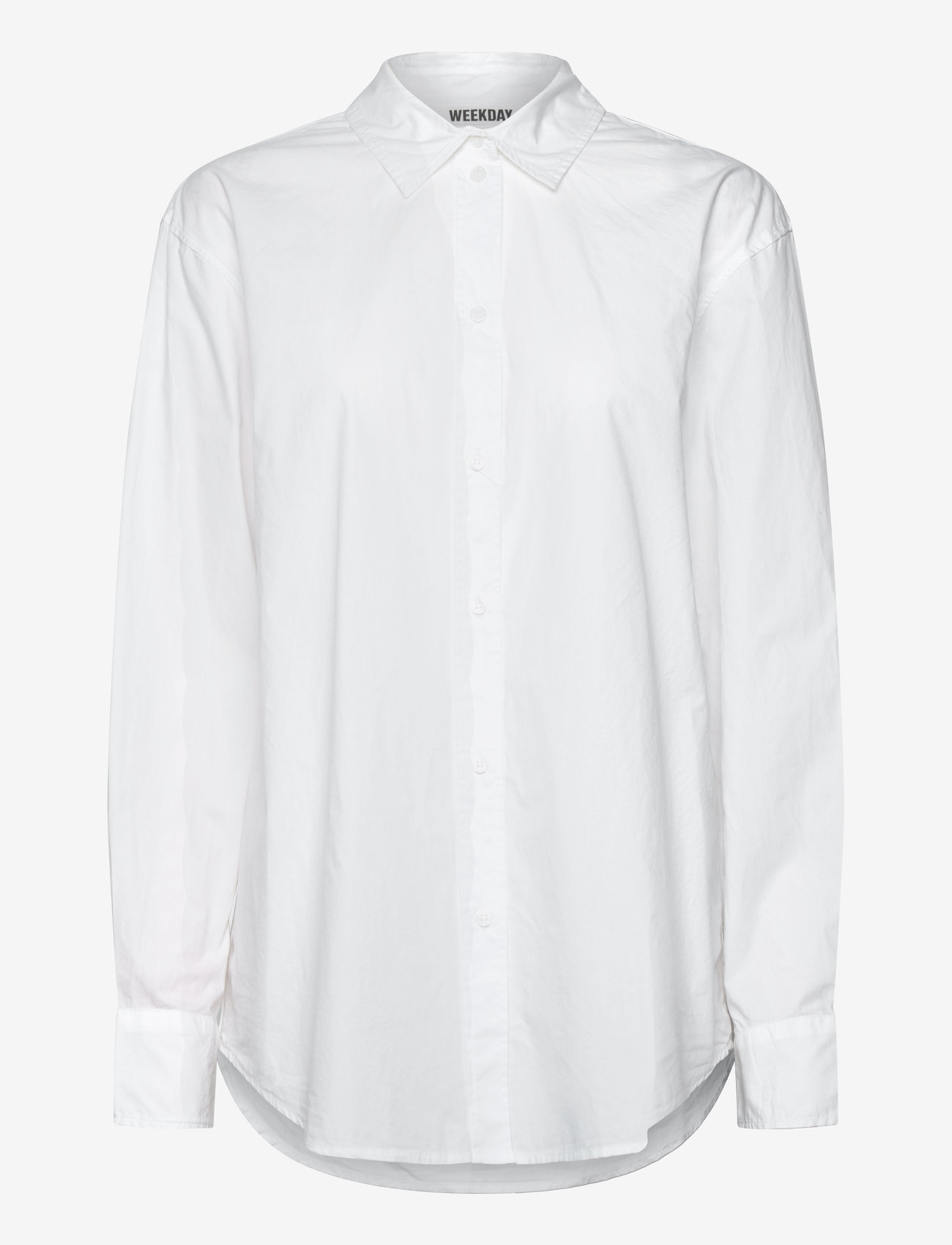 Weekday - Basic Shirt - overhemden met lange mouwen - white - 0
