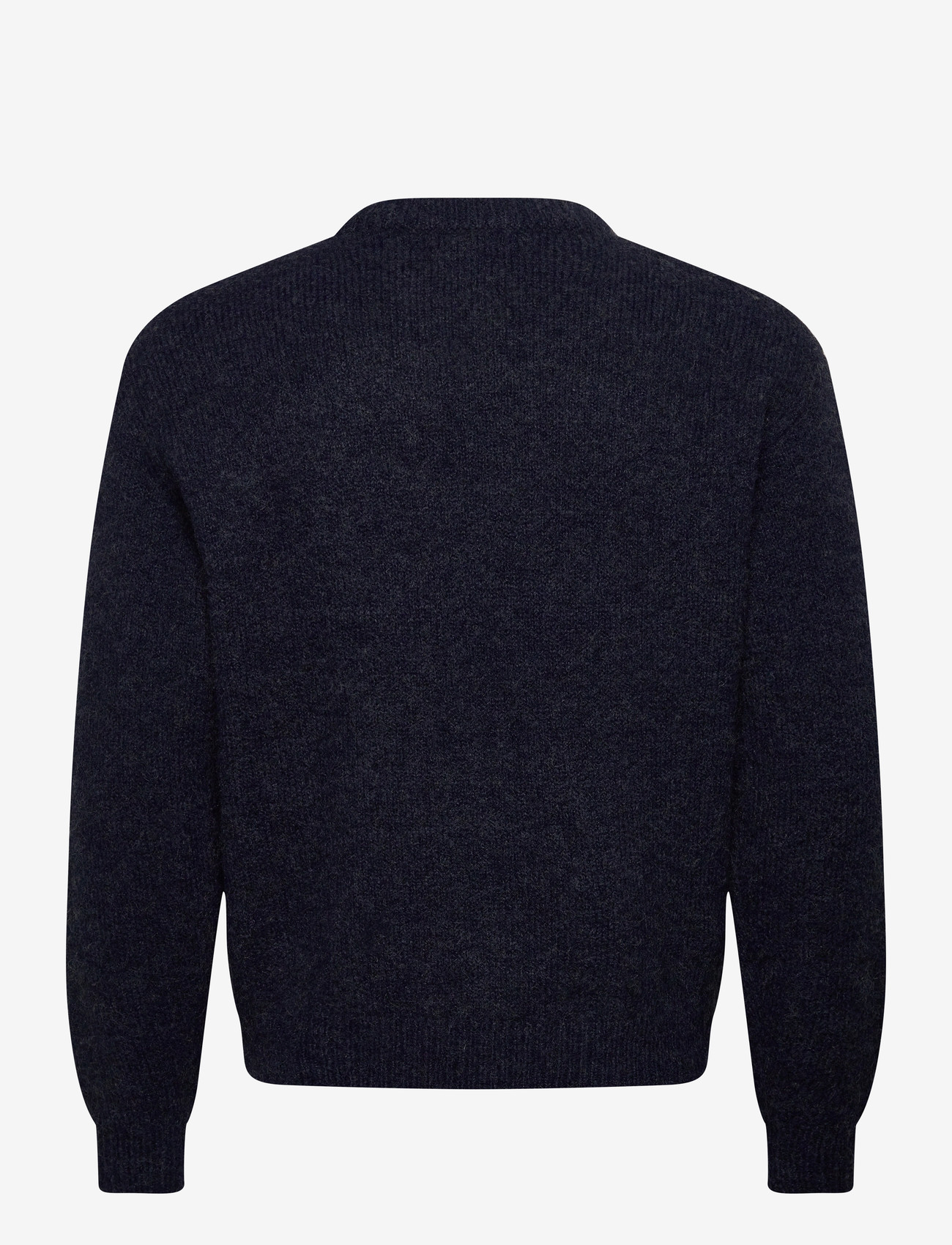 Weekday - Regular Knitted Wool-Blend Sweater - rundhals - blue dark - 1