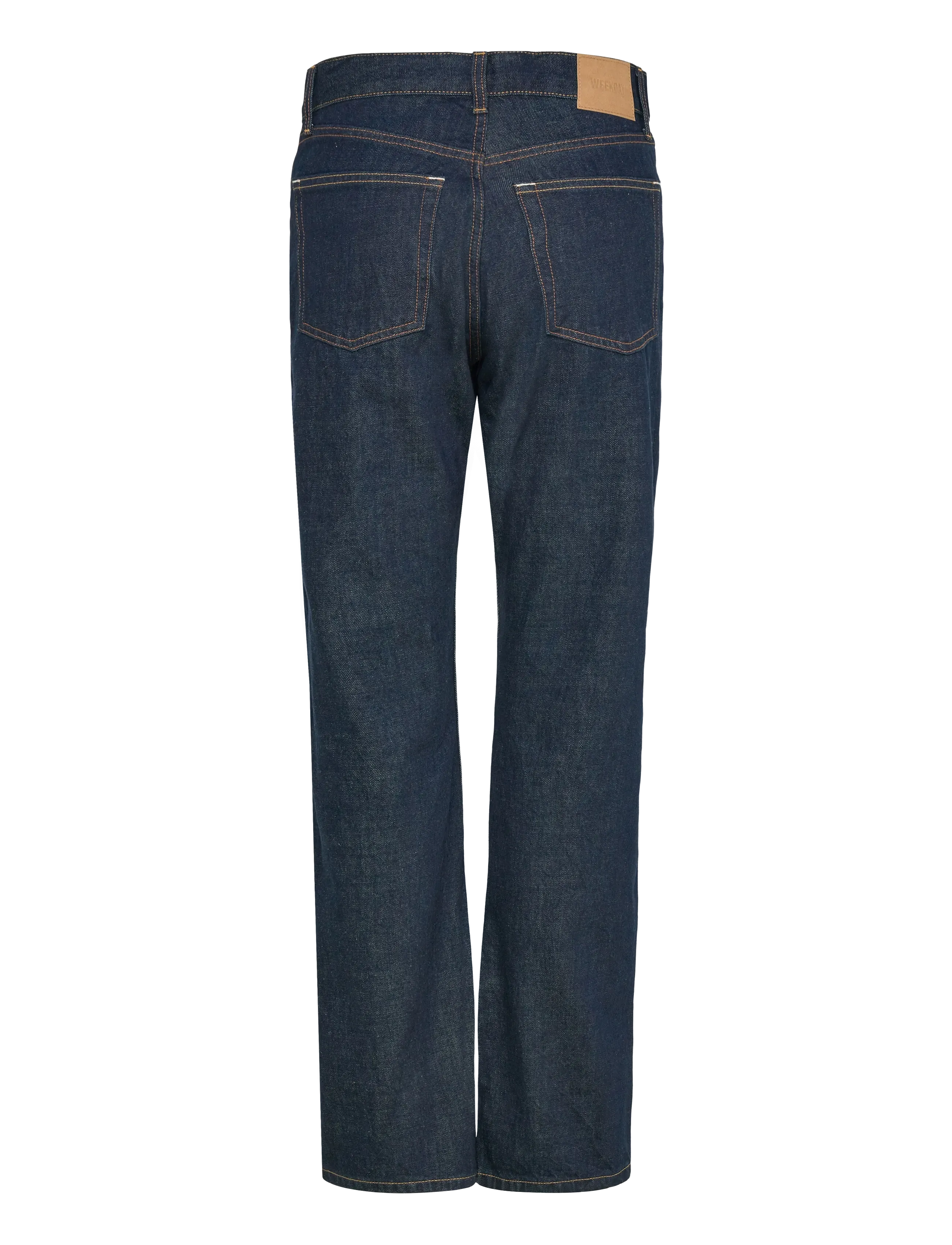 Weekday - Orbit Mid Rise Regular Straight Leg Jeans - straight jeans - blue rinse - 1