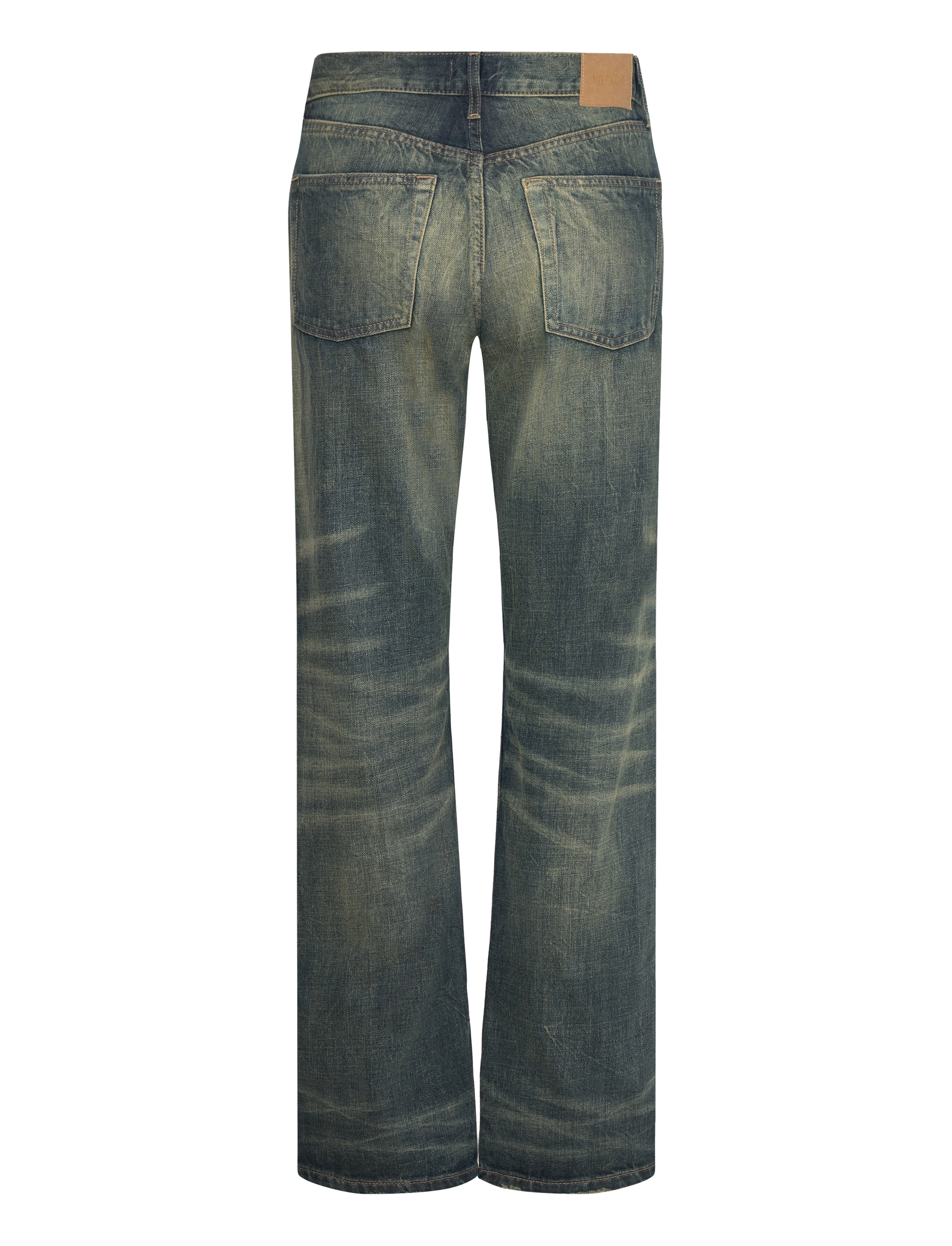 Weekday - Orbit Mid Rise Regular Straight Leg Jeans - sirge säärega teksad - carson blue - 1