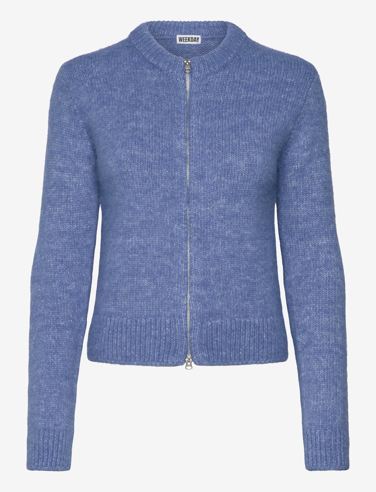 Weekday - Zip Cardigan - kardiganid - blue w stripe - 0
