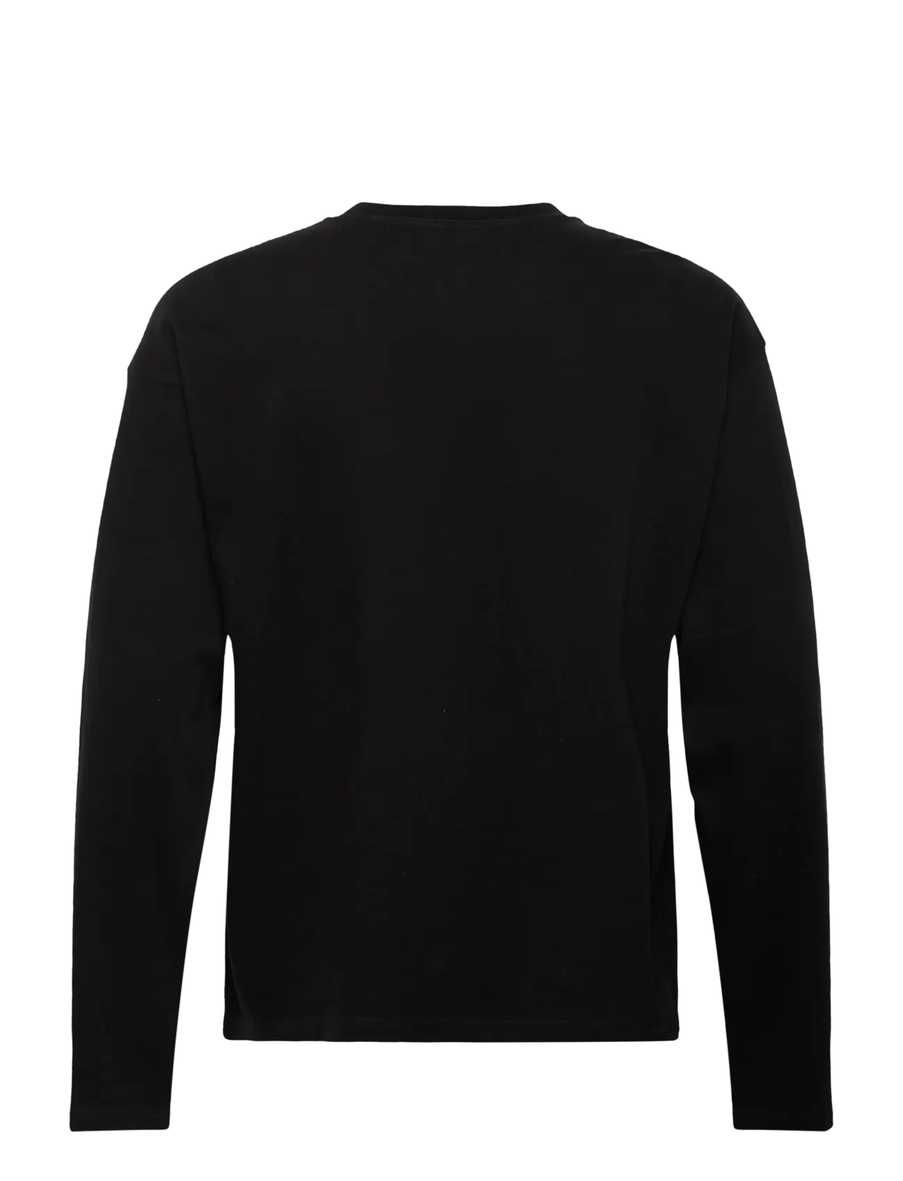 Weekday - Loose Boxy Long-Sleeved T-shirt - langærmede t-shirts - black - 1