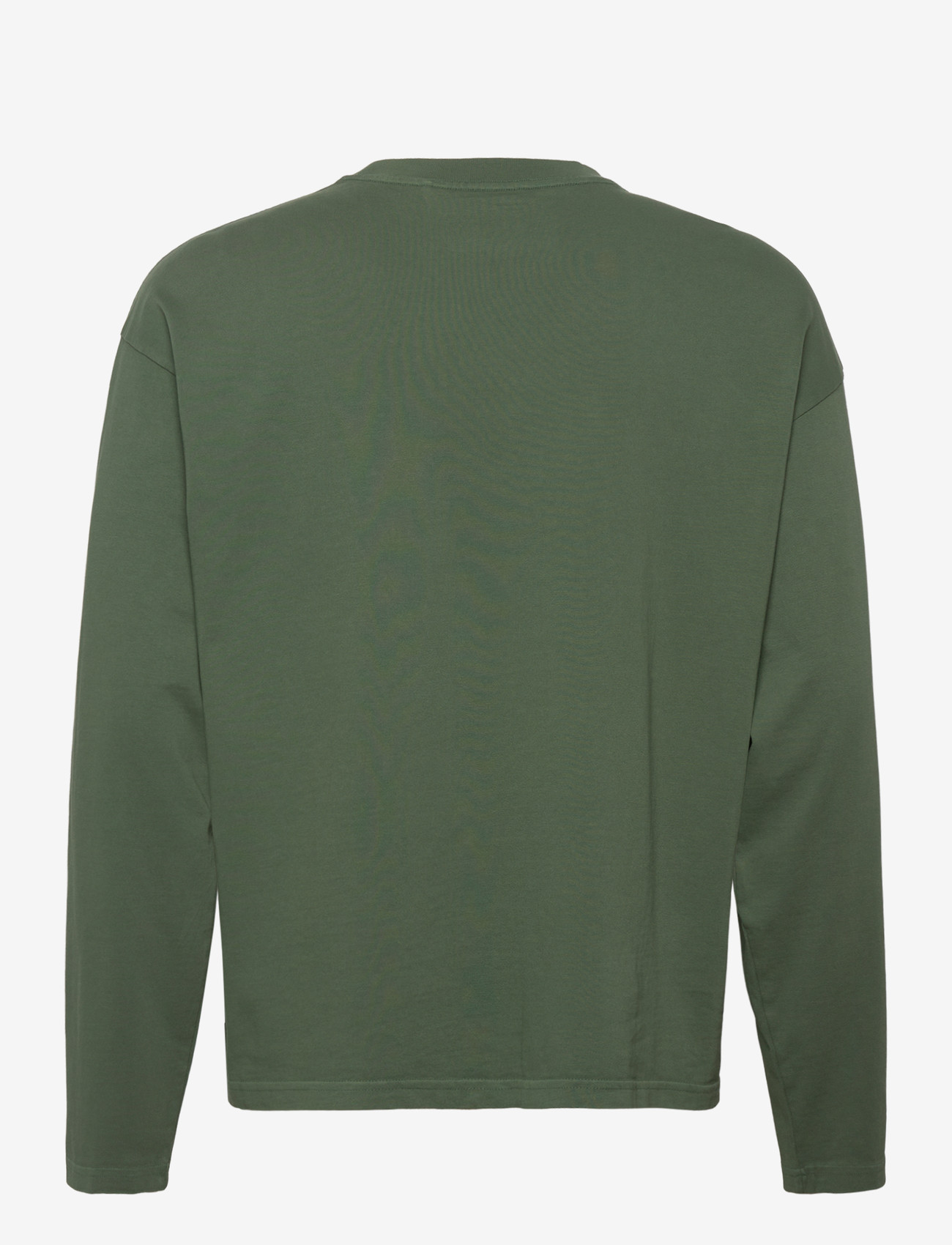 Weekday - Loose Boxy Long-Sleeved T-shirt - langærmede t-shirts - green wash - 1