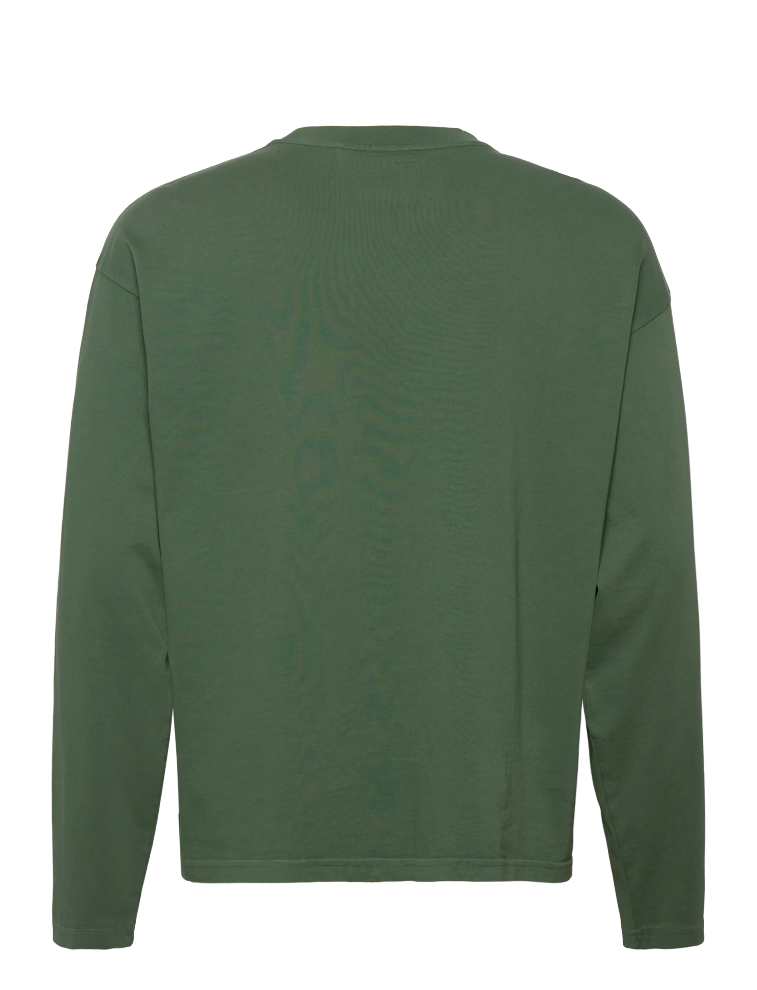 Weekday - Loose Boxy Long-Sleeved T-shirt - langermabolir - green wash - 1