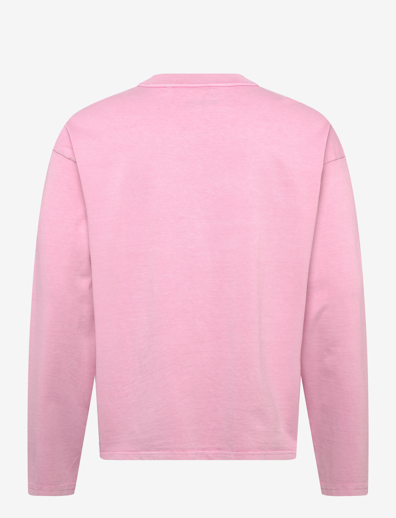 Weekday - Loose Boxy Long-Sleeved T-shirt - langærmede t-shirts - pink bright - 1