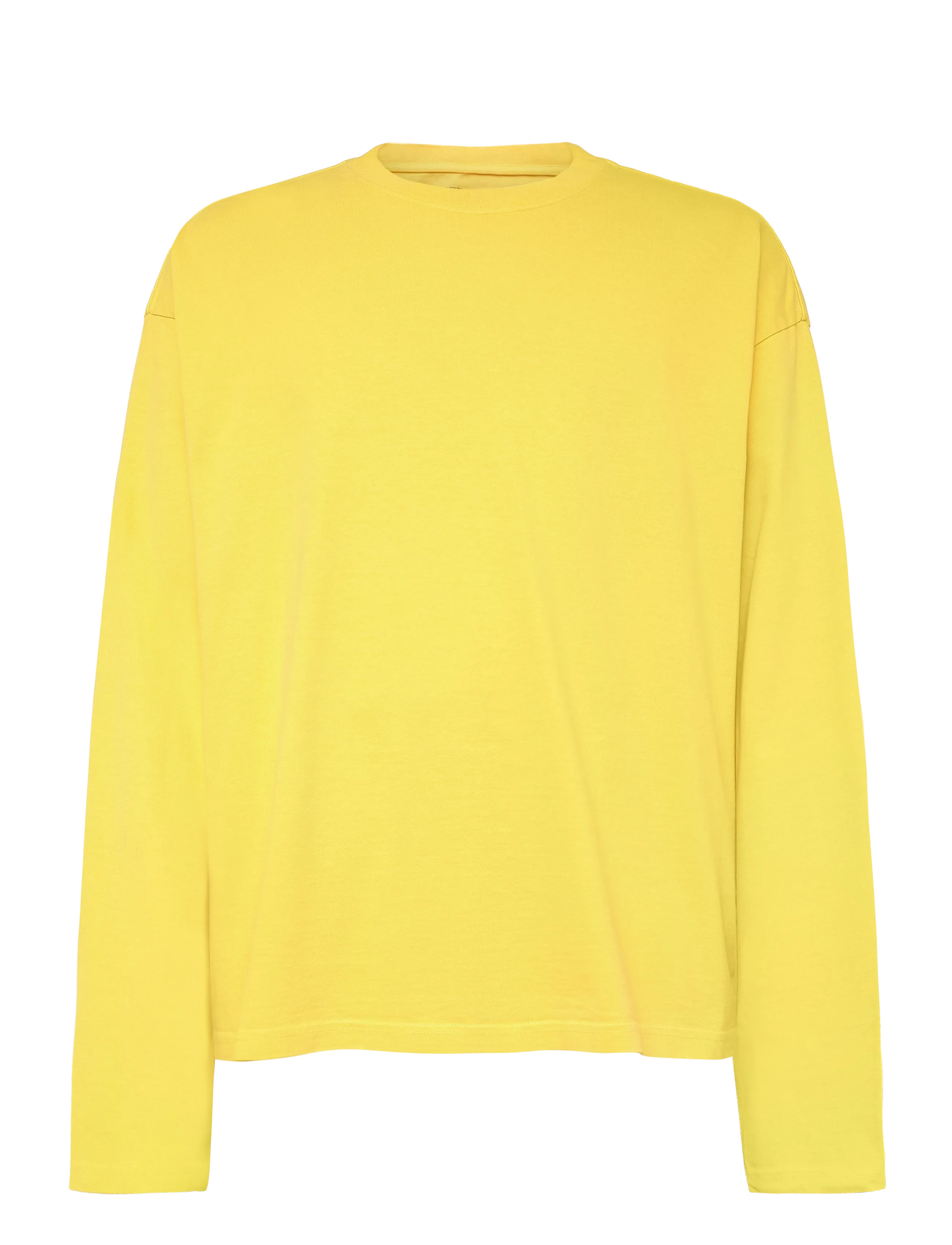 Weekday Loose Boxy Long-Sleeved T-shirt - Weekday - WASHED YELLOW / yellow