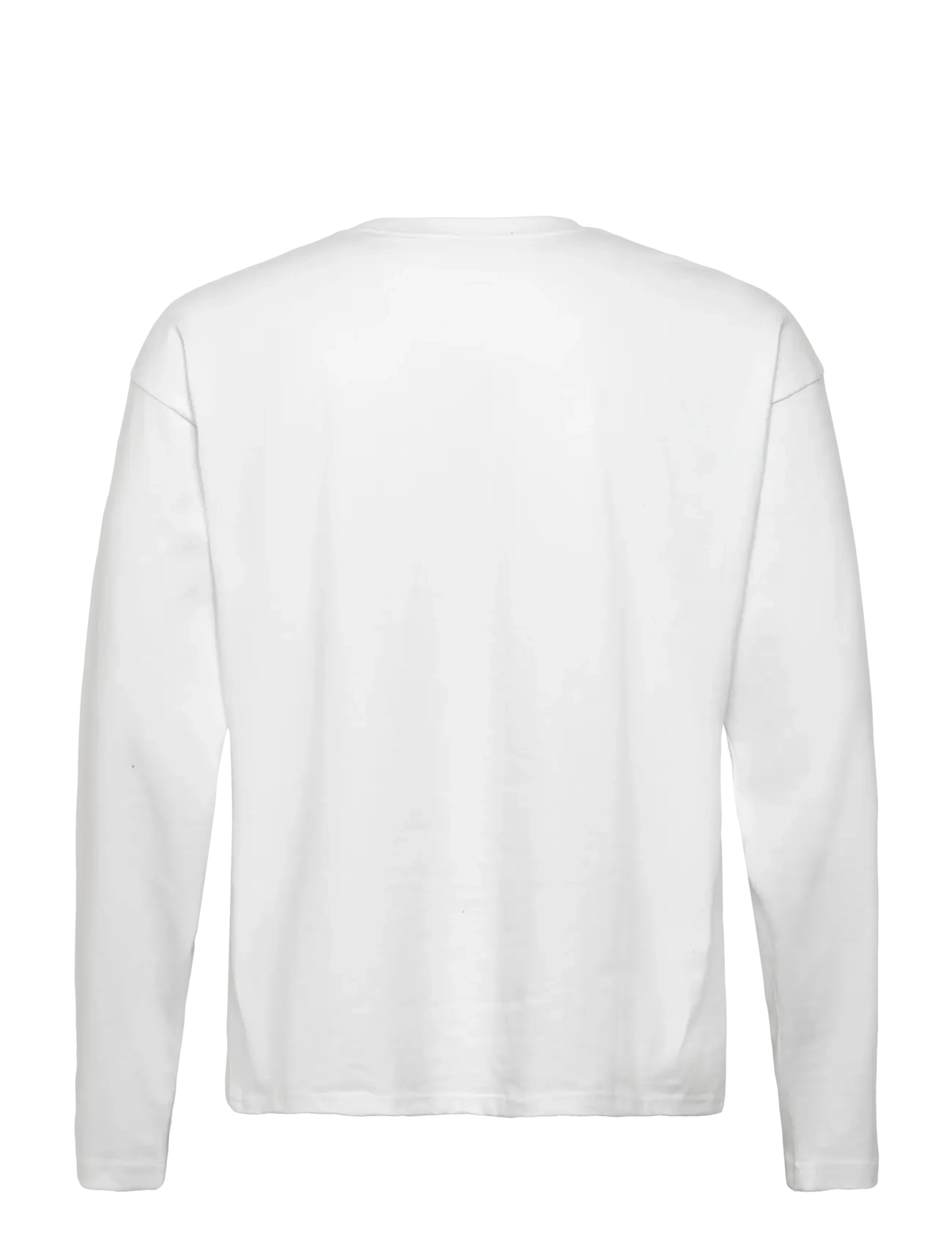 Weekday - Loose Boxy Long-Sleeved T-shirt - langärmelige t-shirts - white - 1
