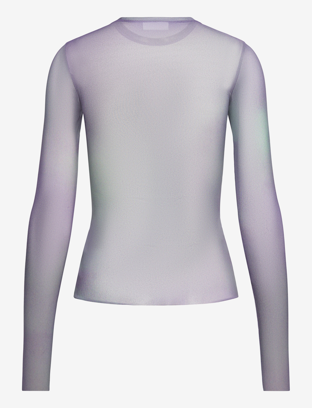 Weekday - Mesh Print LS Top - langärmlige tops - purple - 1
