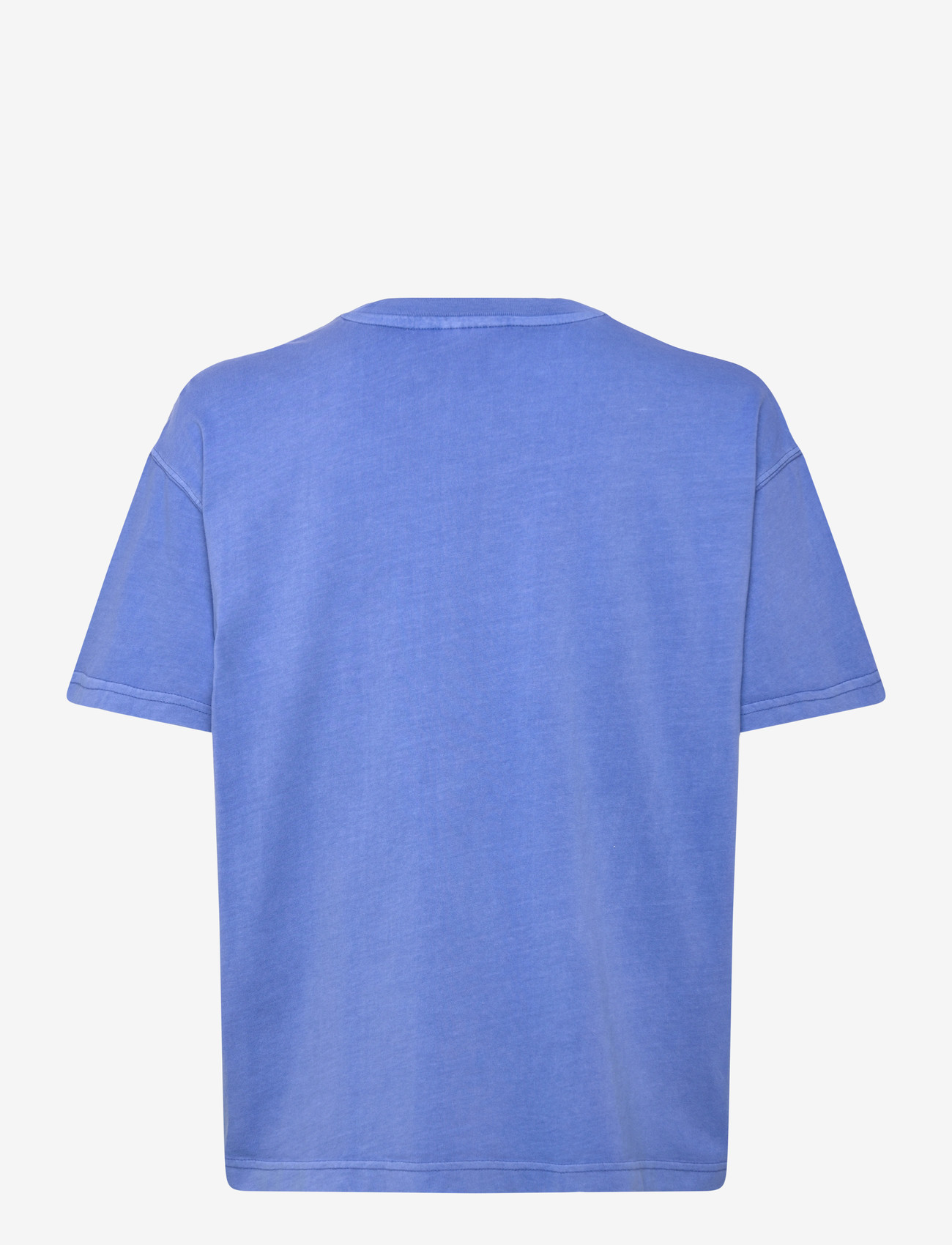 Weekday - Relaxed Boxy Cotton T-shirt - t-paidat - royal blue - 1