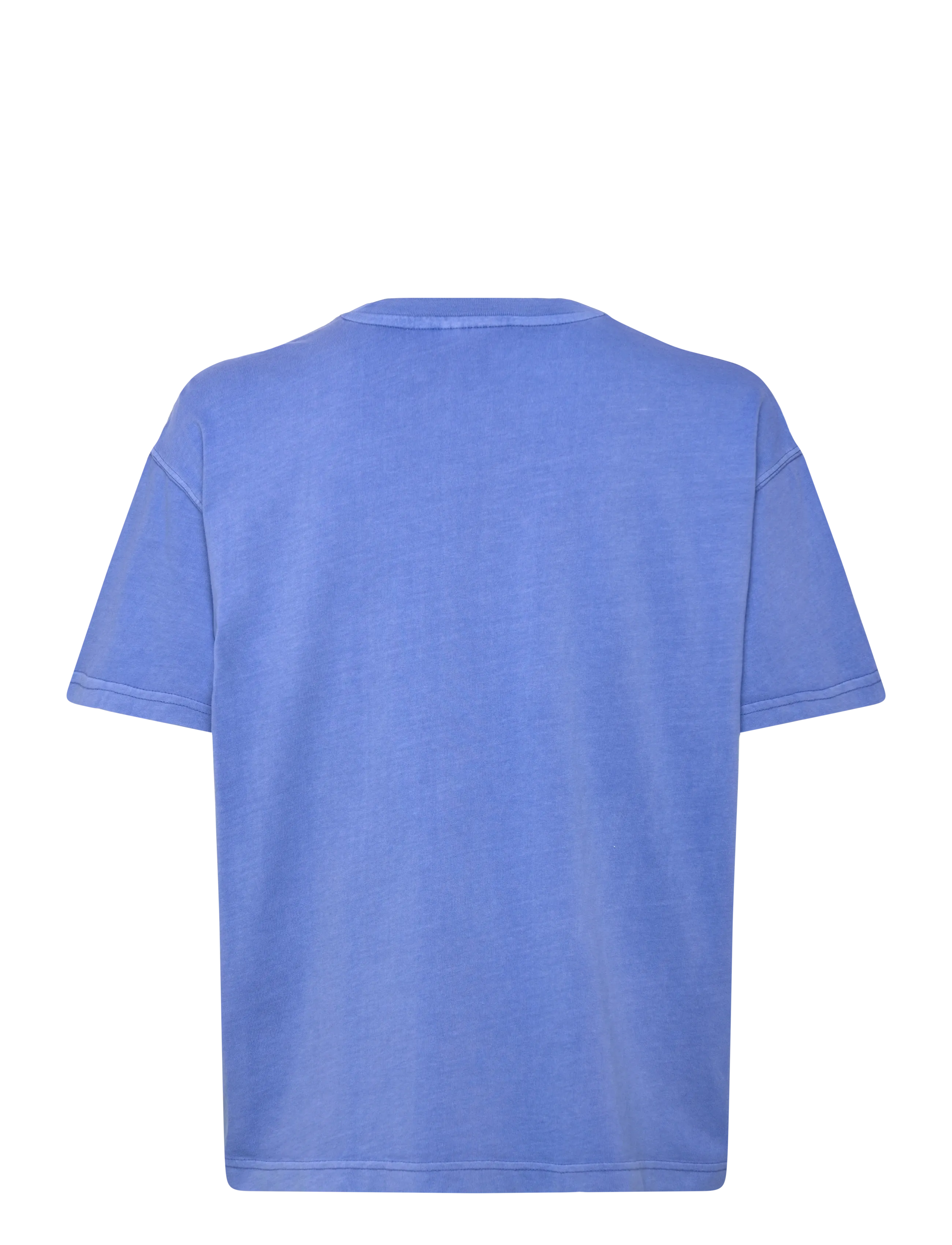 Weekday - Relaxed Boxy Cotton T-shirt - t-shirts - royal blue - 1