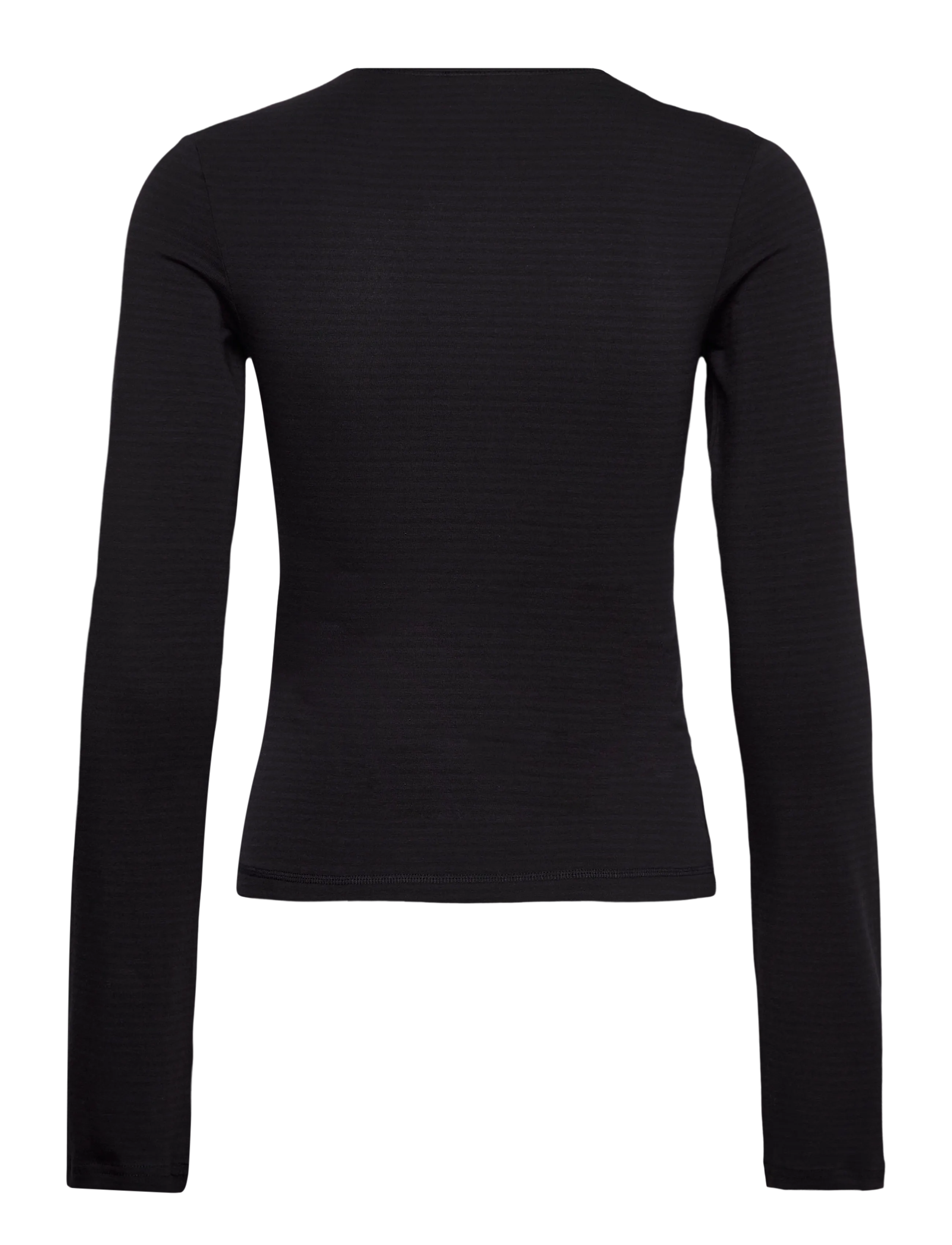 Weekday - Long Sleeve Cotton Top - langärmlige tops - blue - 1