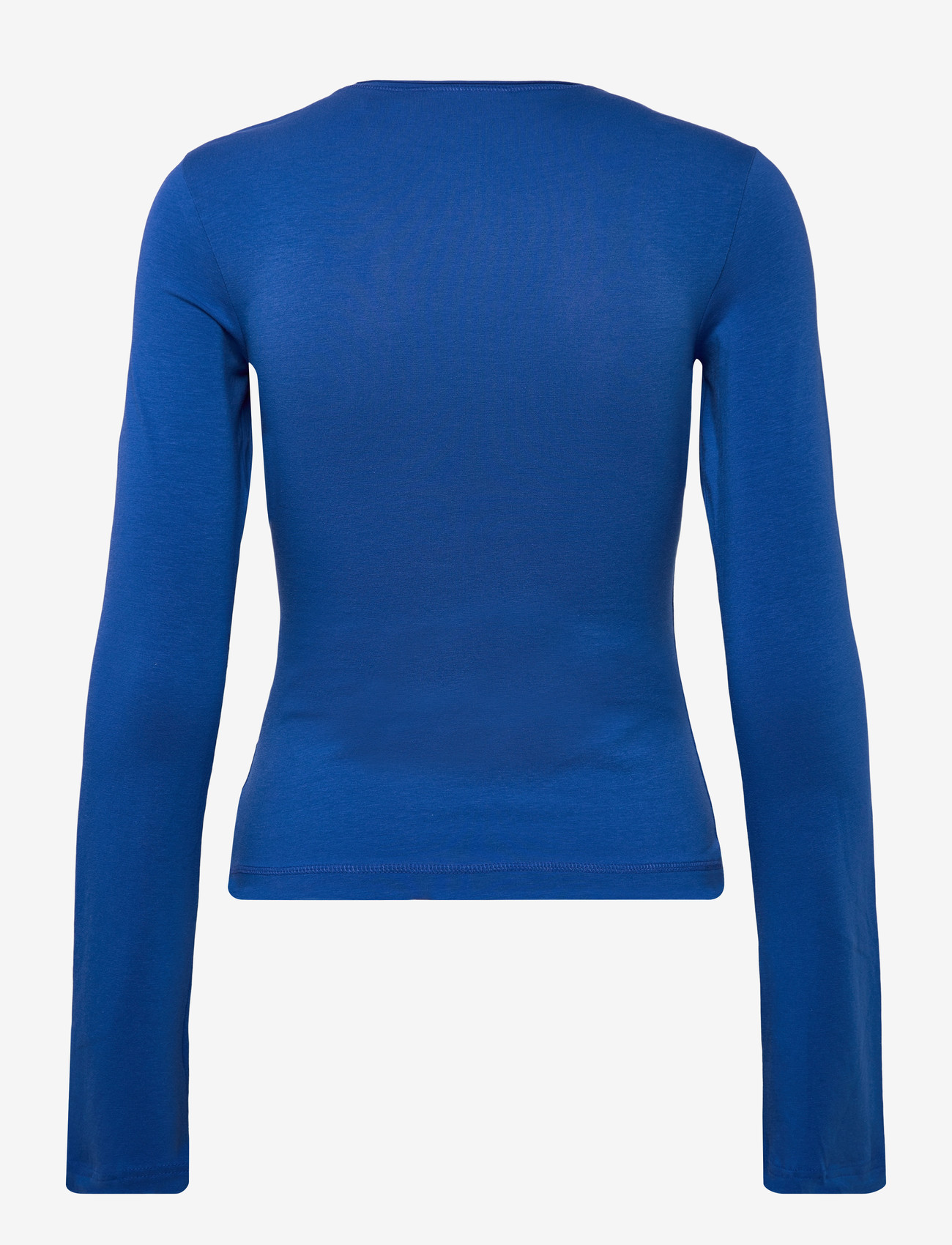 Weekday - Long Sleeve Cotton Top - långärmade toppar - blue bright - 1