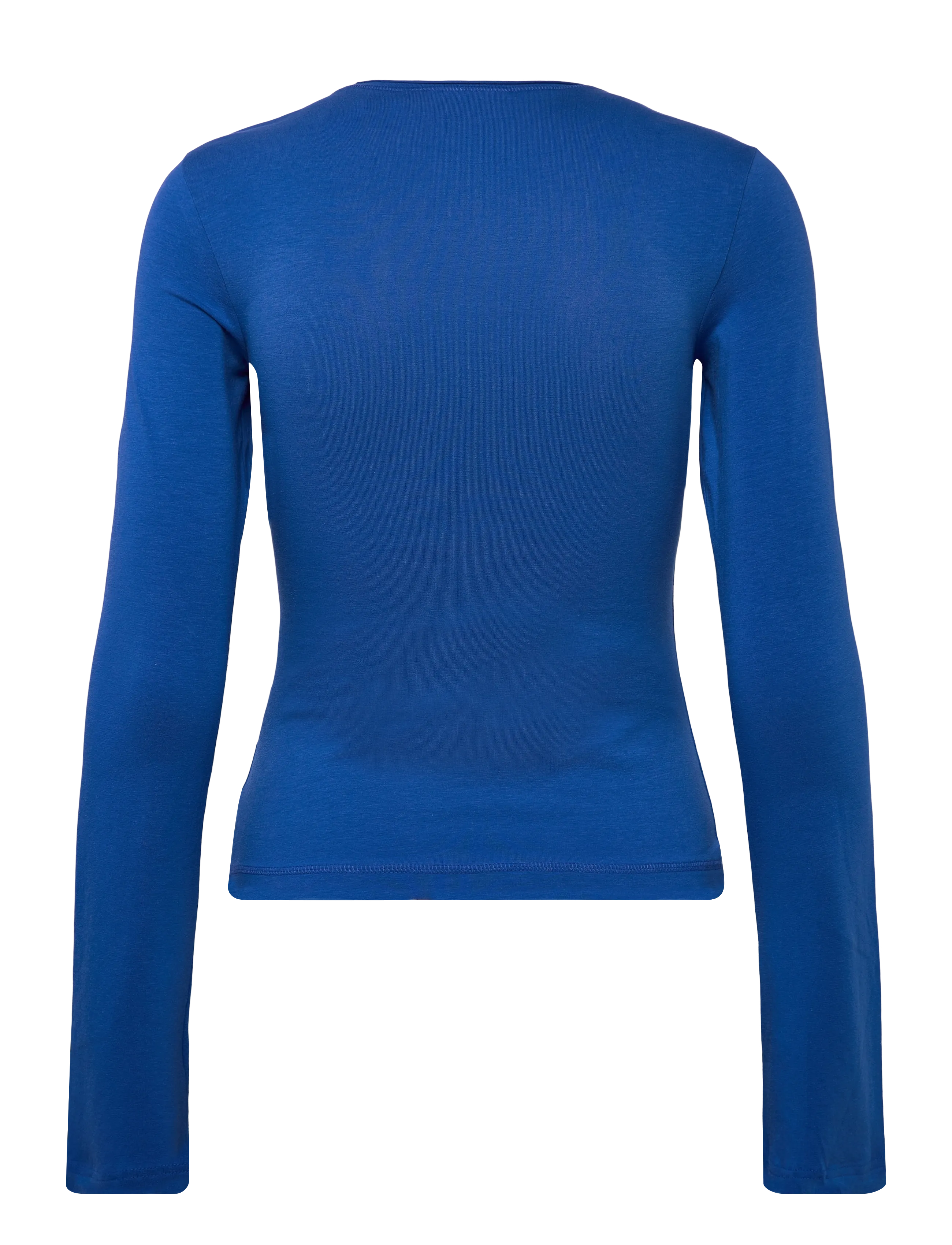 Weekday - Long Sleeve Cotton Top - långärmade toppar - blue bright - 1
