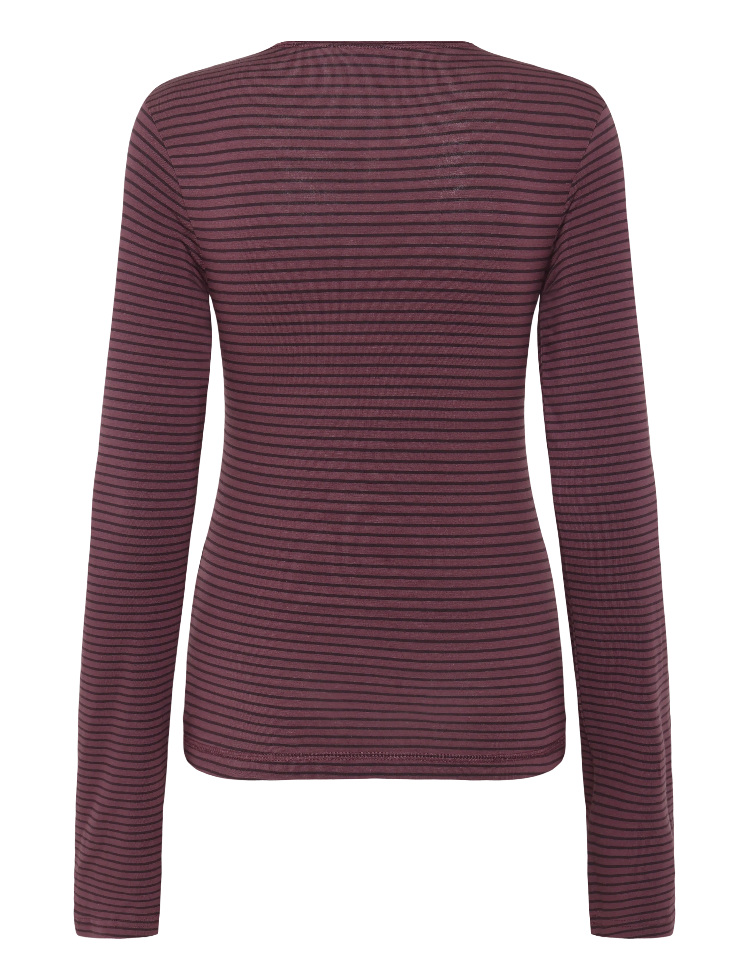 Weekday - Long Sleeve Cotton Top - long-sleeved tops - lilac purple dark - 1