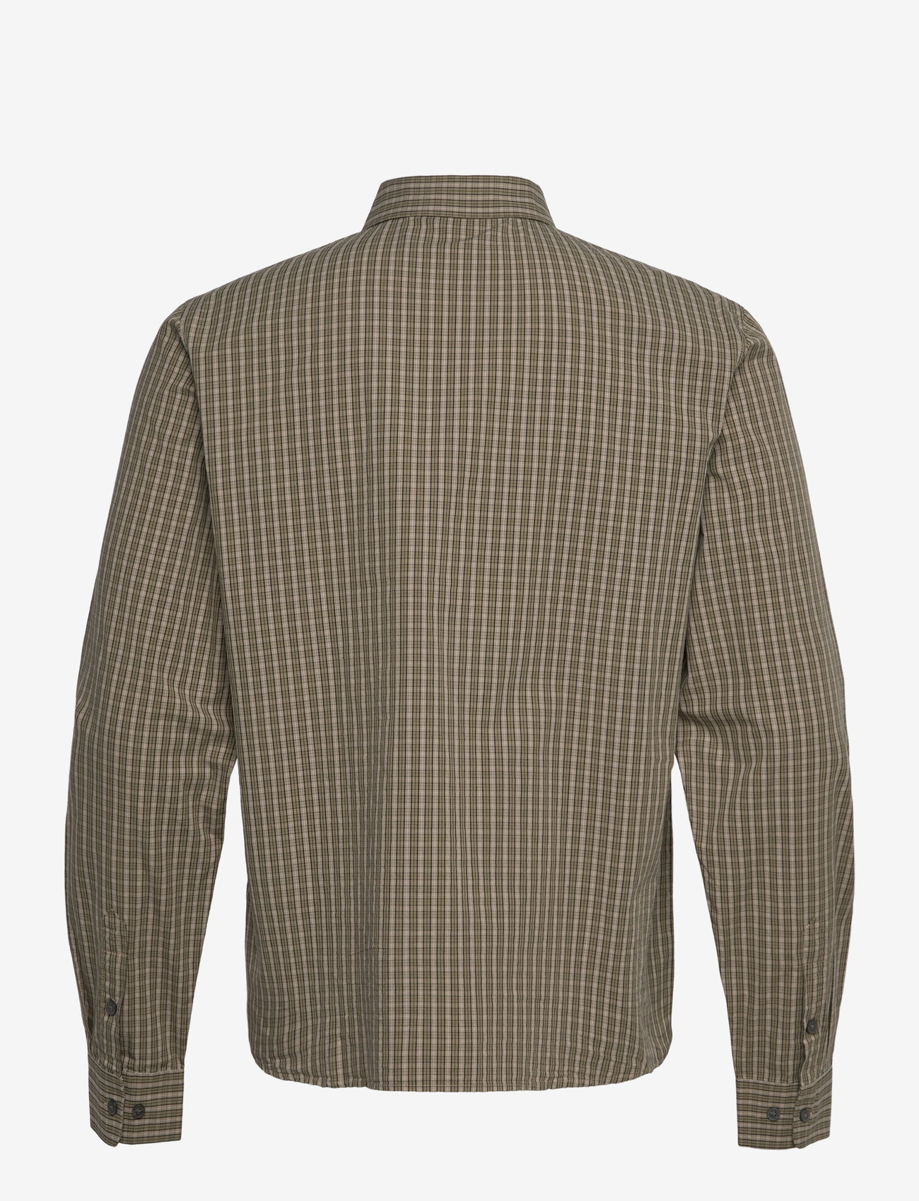 Weekday - Checked Shirt - checkered shirts - beige check - 1