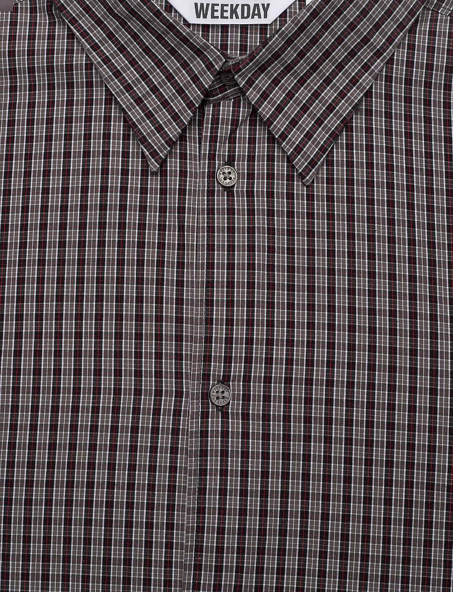 Weekday - Checked Shirt - karierte hemden - black check - 2
