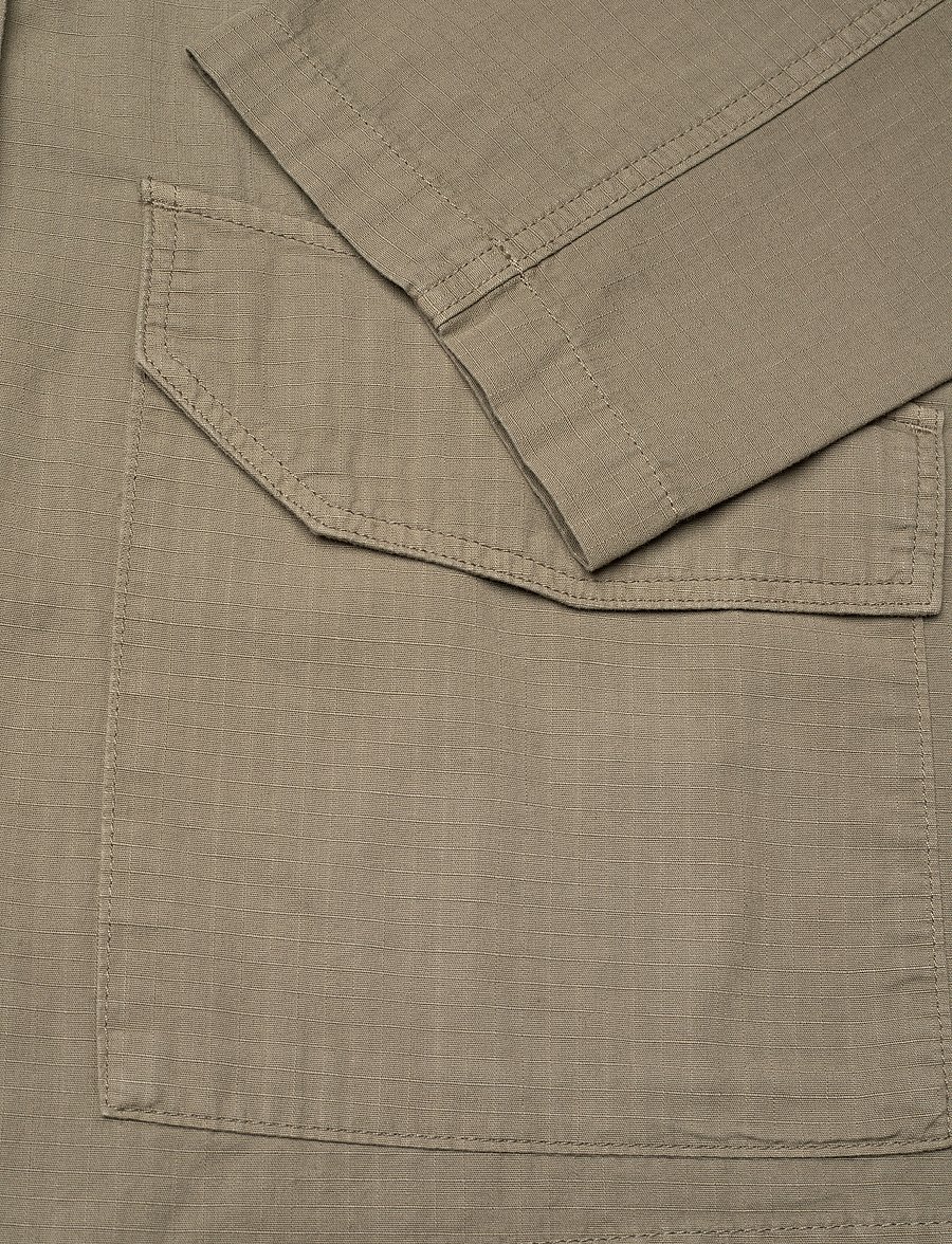 Weekday - Washed Ribstop Jacket - pealissärgid - khaki - 3