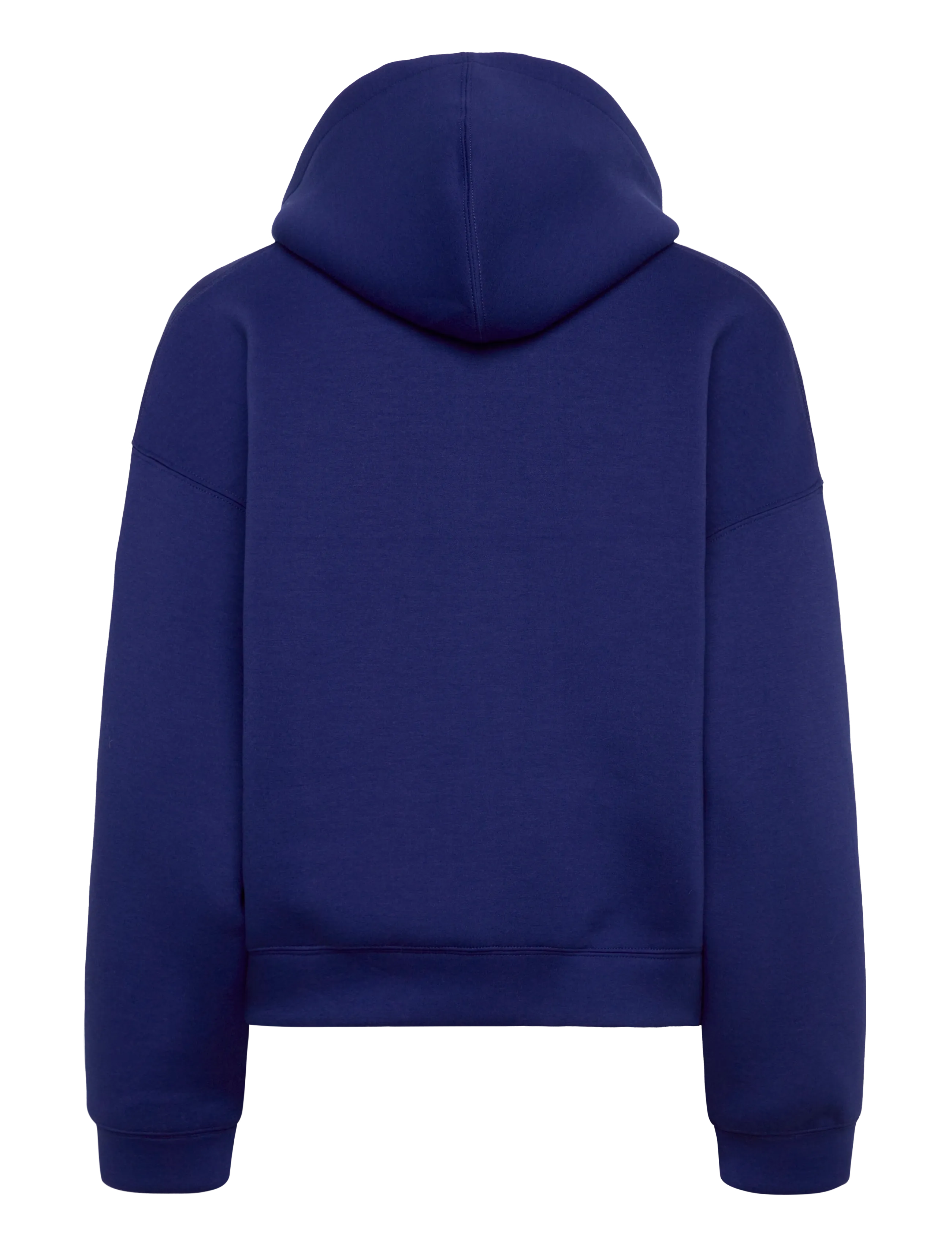 Weekday - Oversized Scuba Zip-Hoodie - hættetrøjer - blue bright - 1
