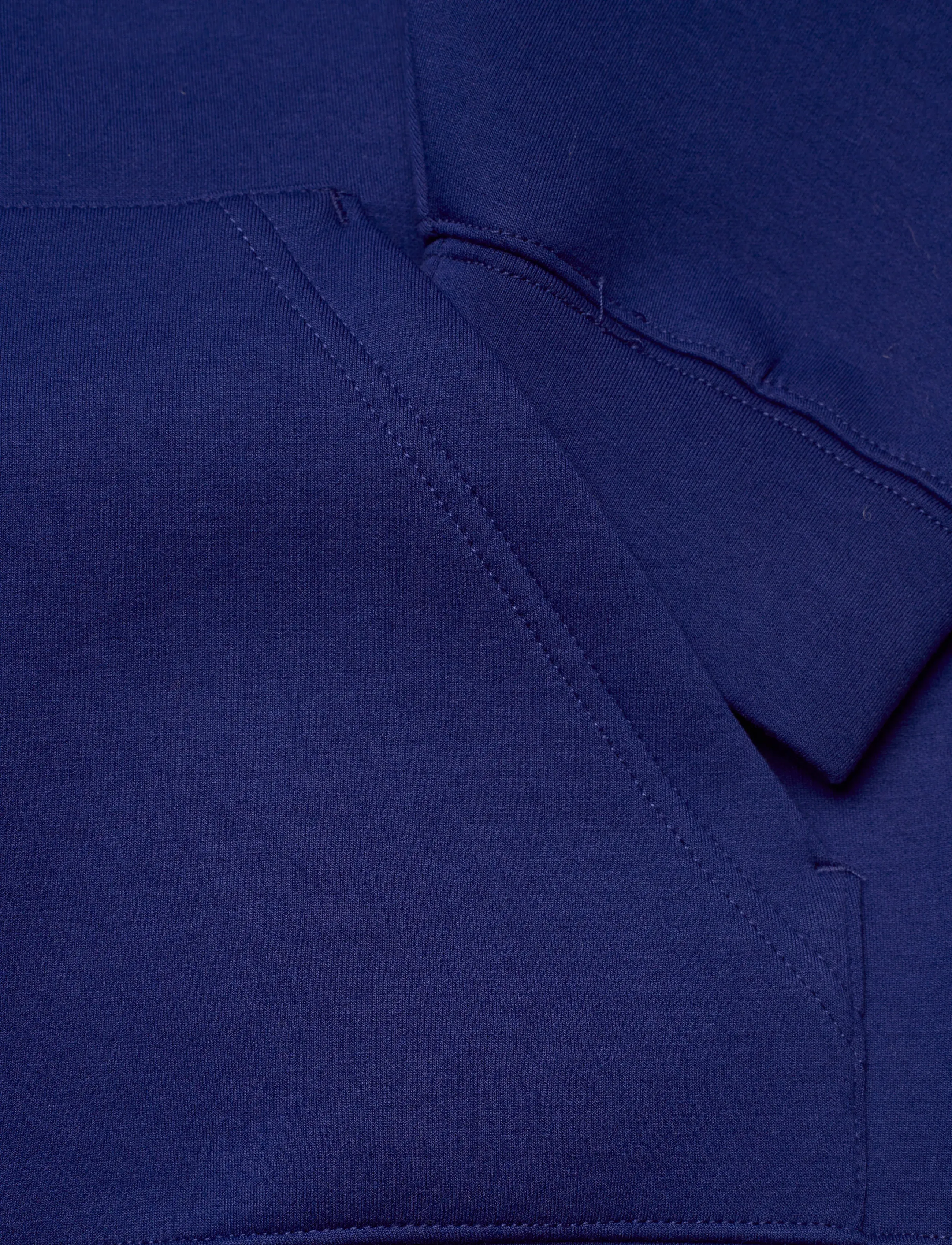 Weekday - Oversized Scuba Zip-Hoodie - hættetrøjer - blue bright - 3