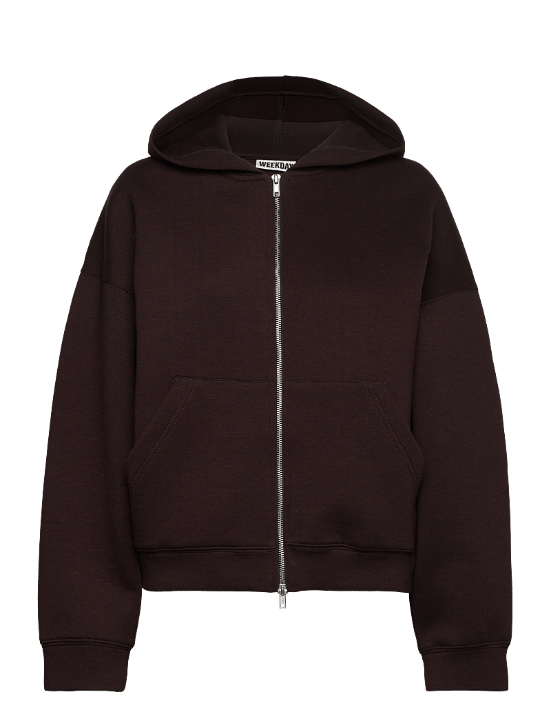 Weekday Oversized Scuba Zip-hoodie (WEE1261272) Hoodies